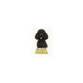 Black Poodle Die-cut sticker