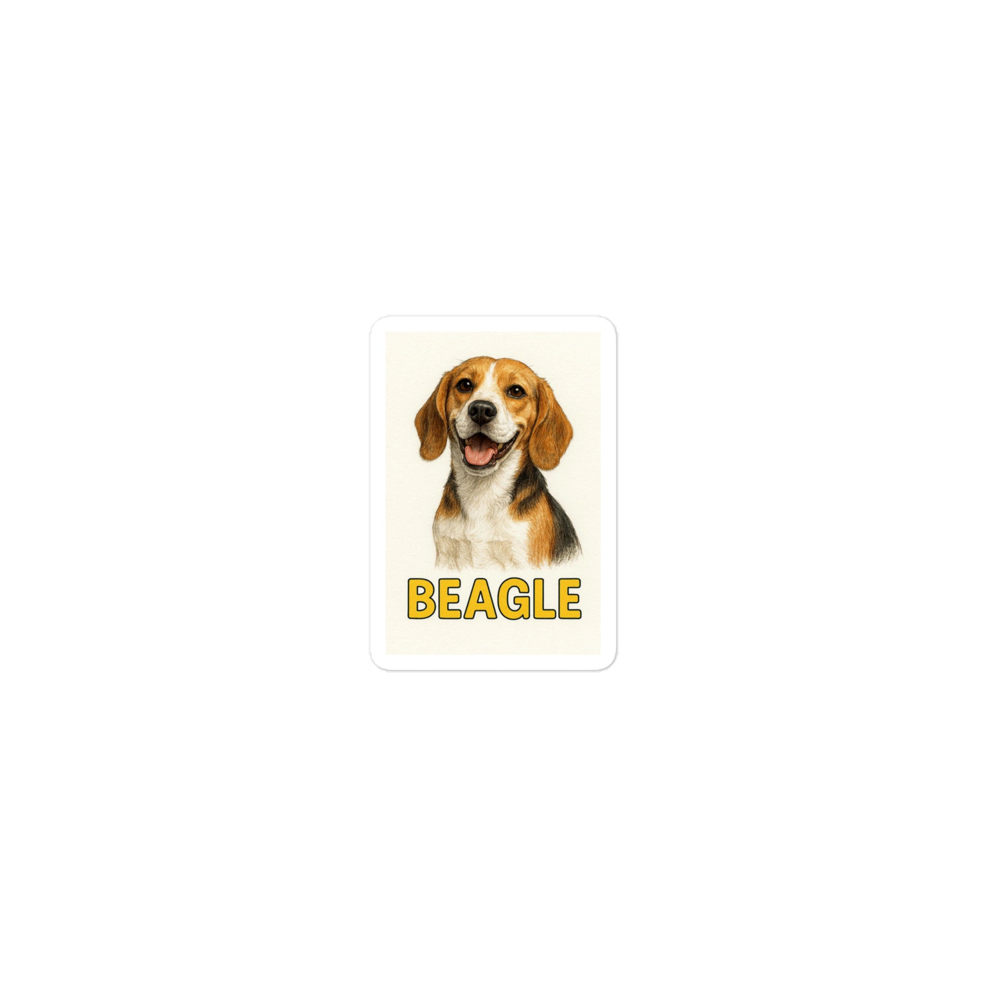Beagle Die-cut sticker