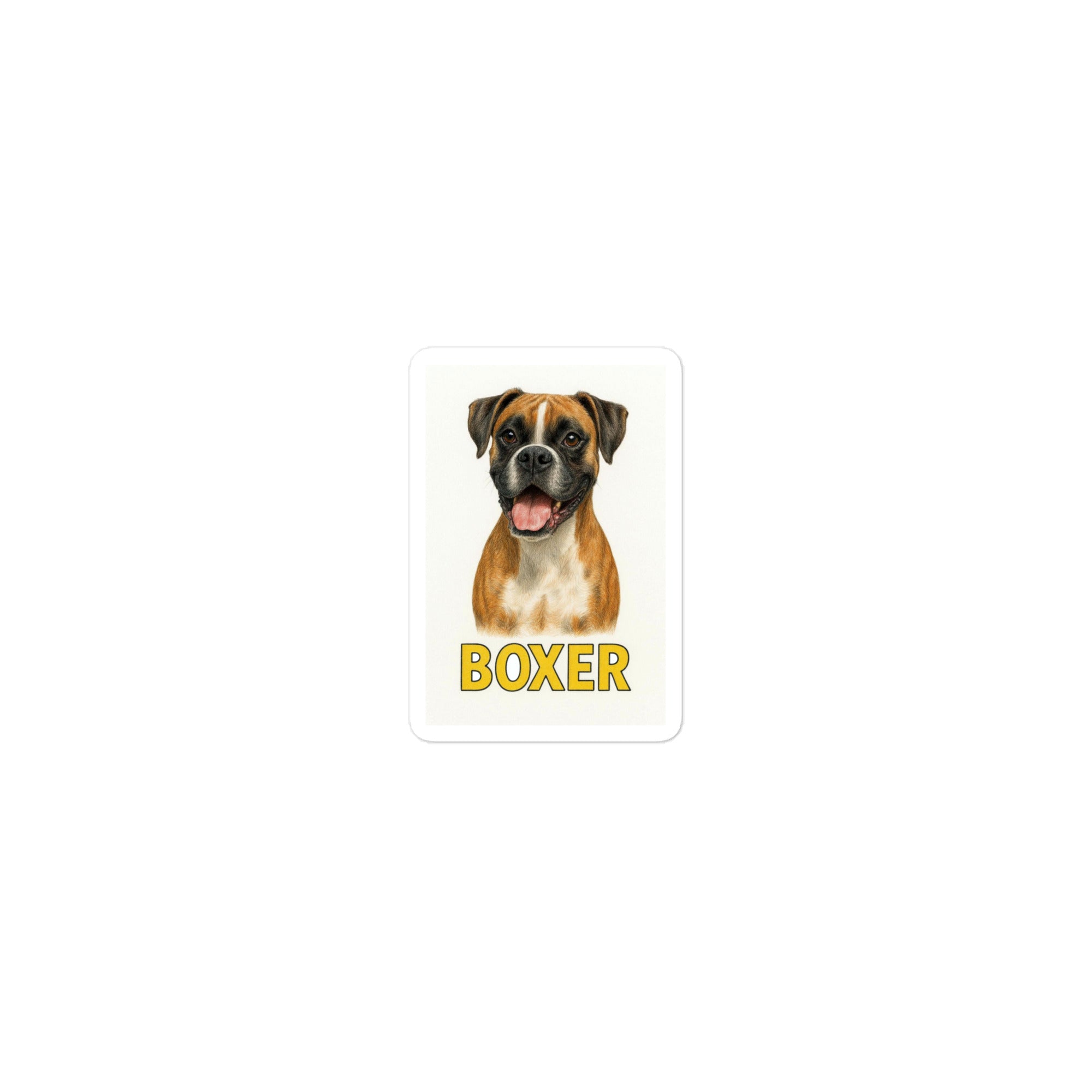 Boxer Die-cut sticker