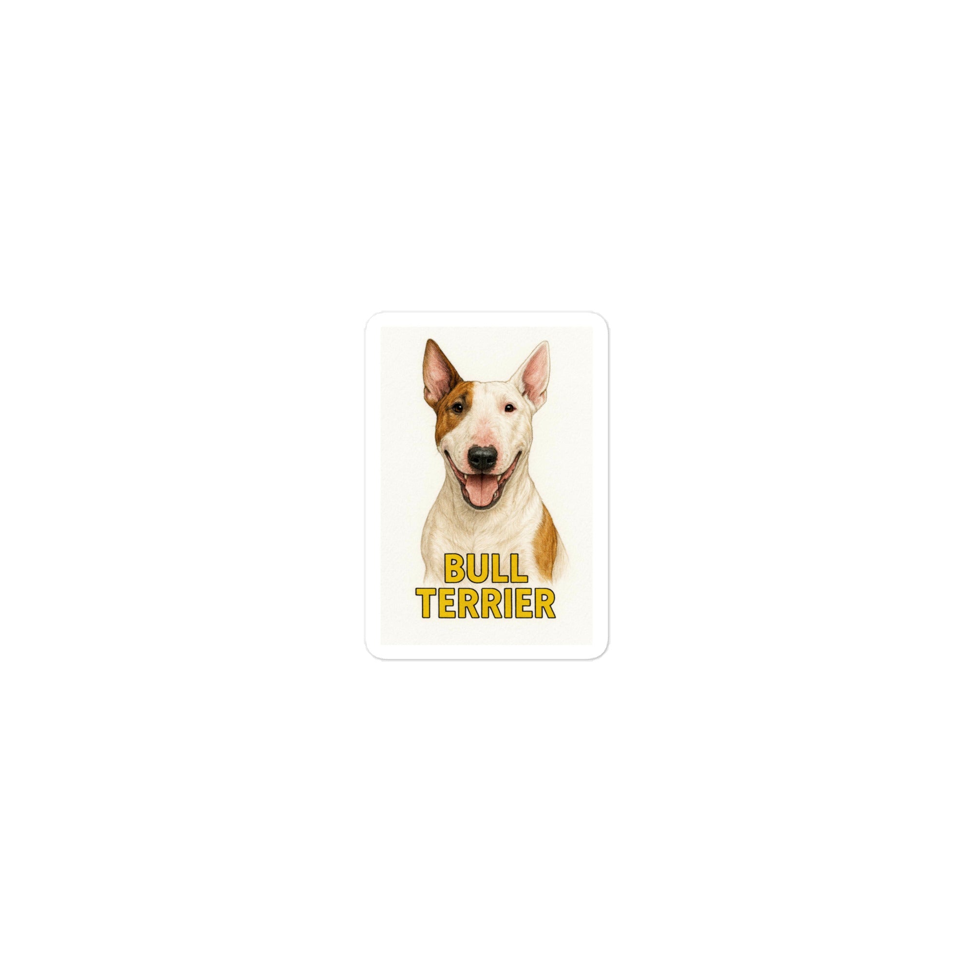 Bull Terrier Die-cut sticker