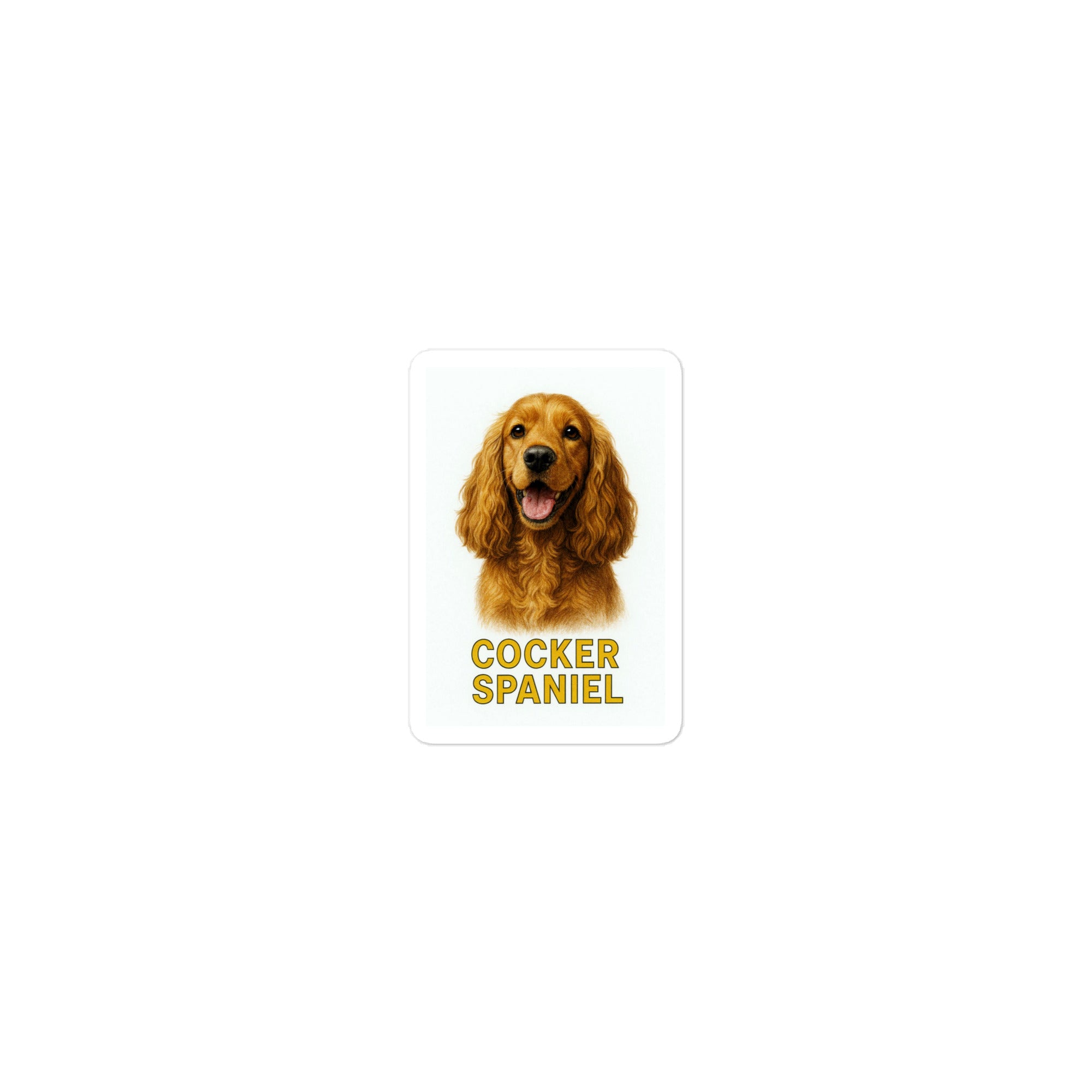 Cocker Spaniel Die-cut sticker