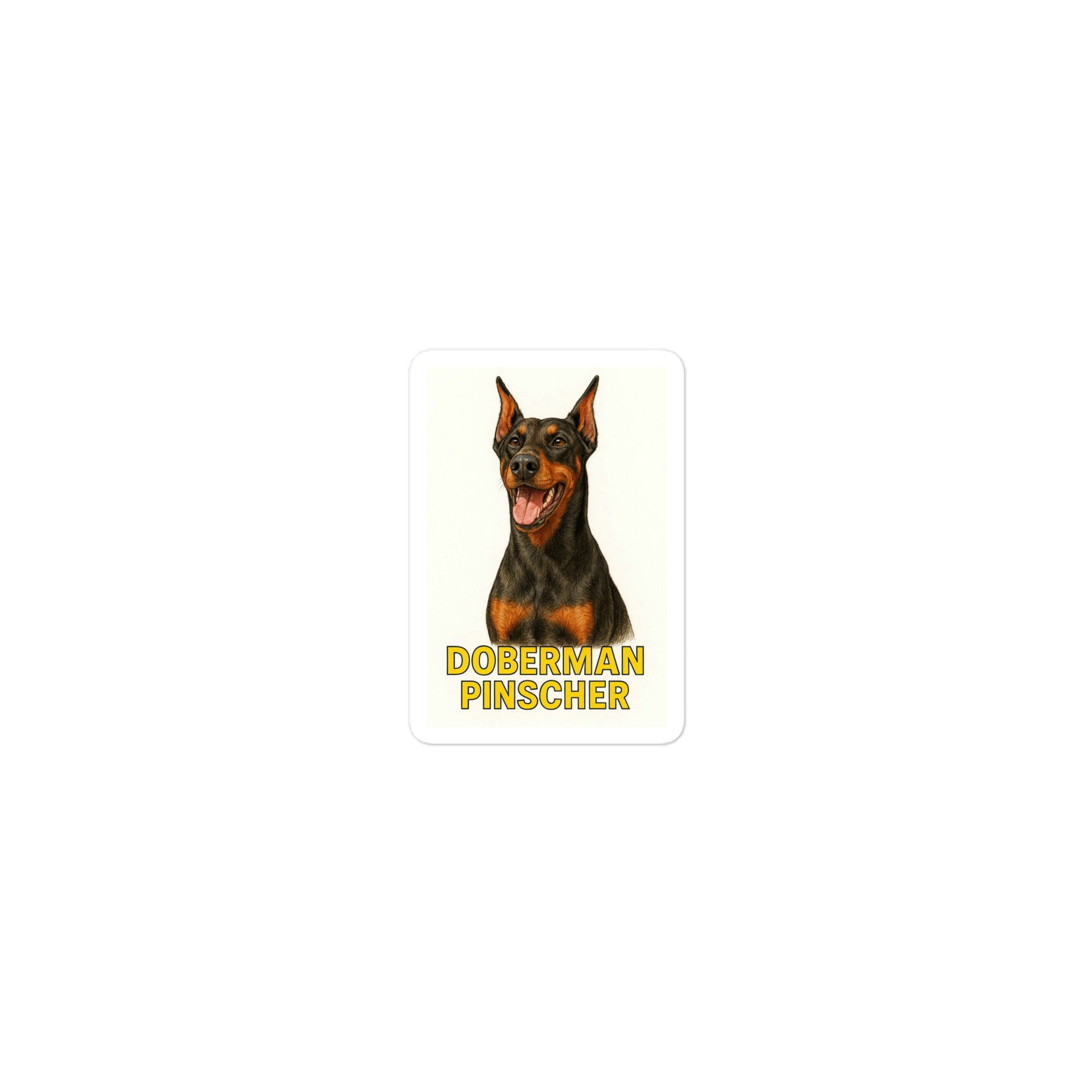 Doberman Pinscher Die-cut sticker