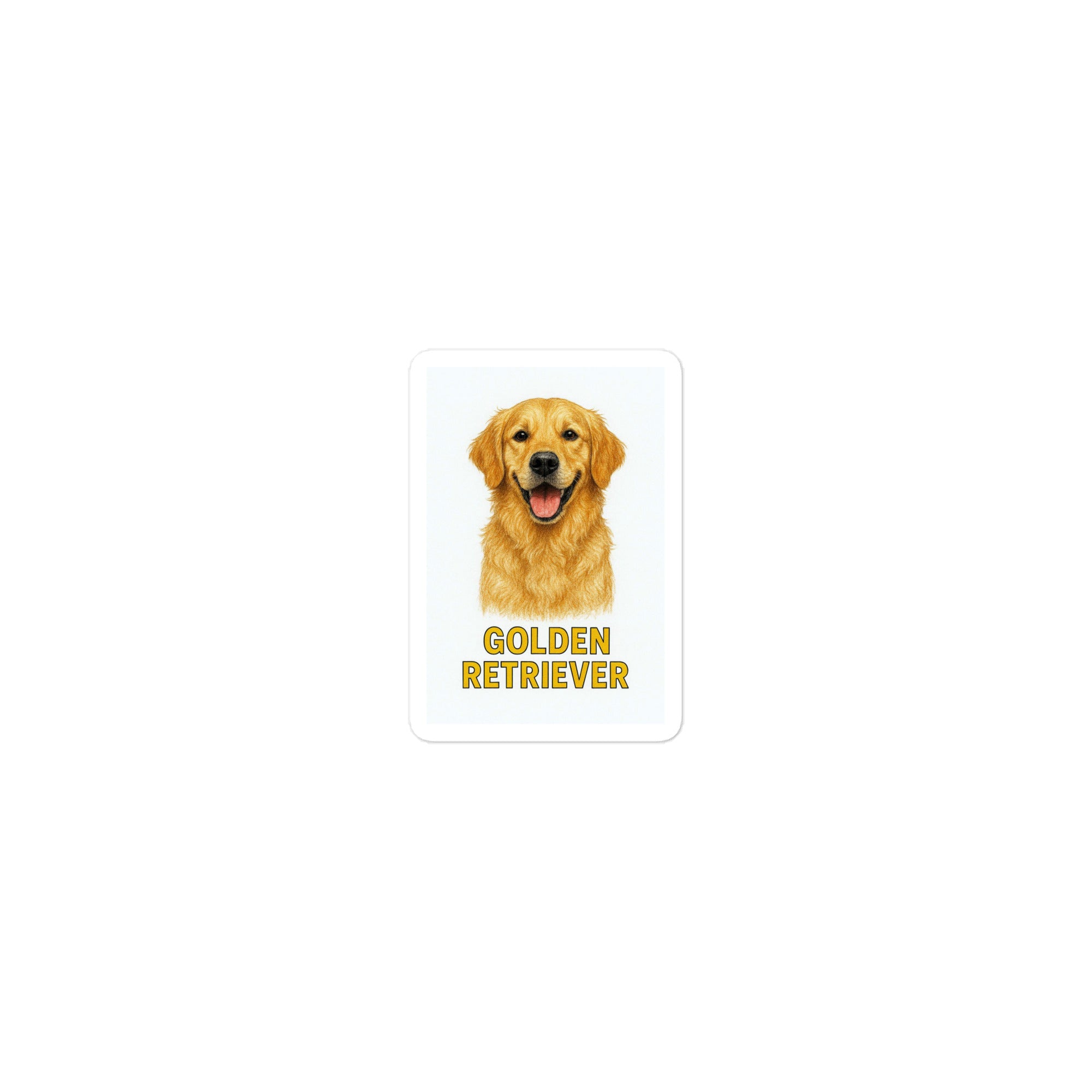 Golden Retriever Die-cut sticker