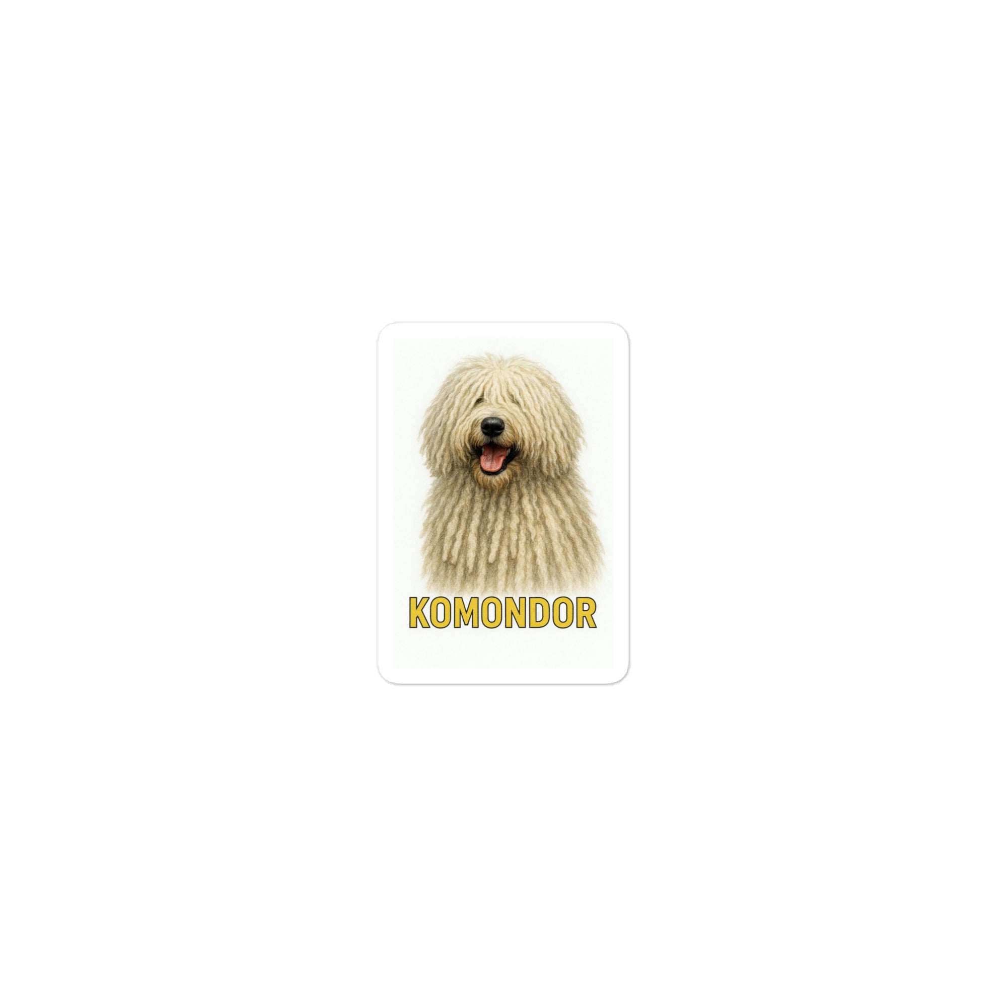 Komondor Die-cut sticker