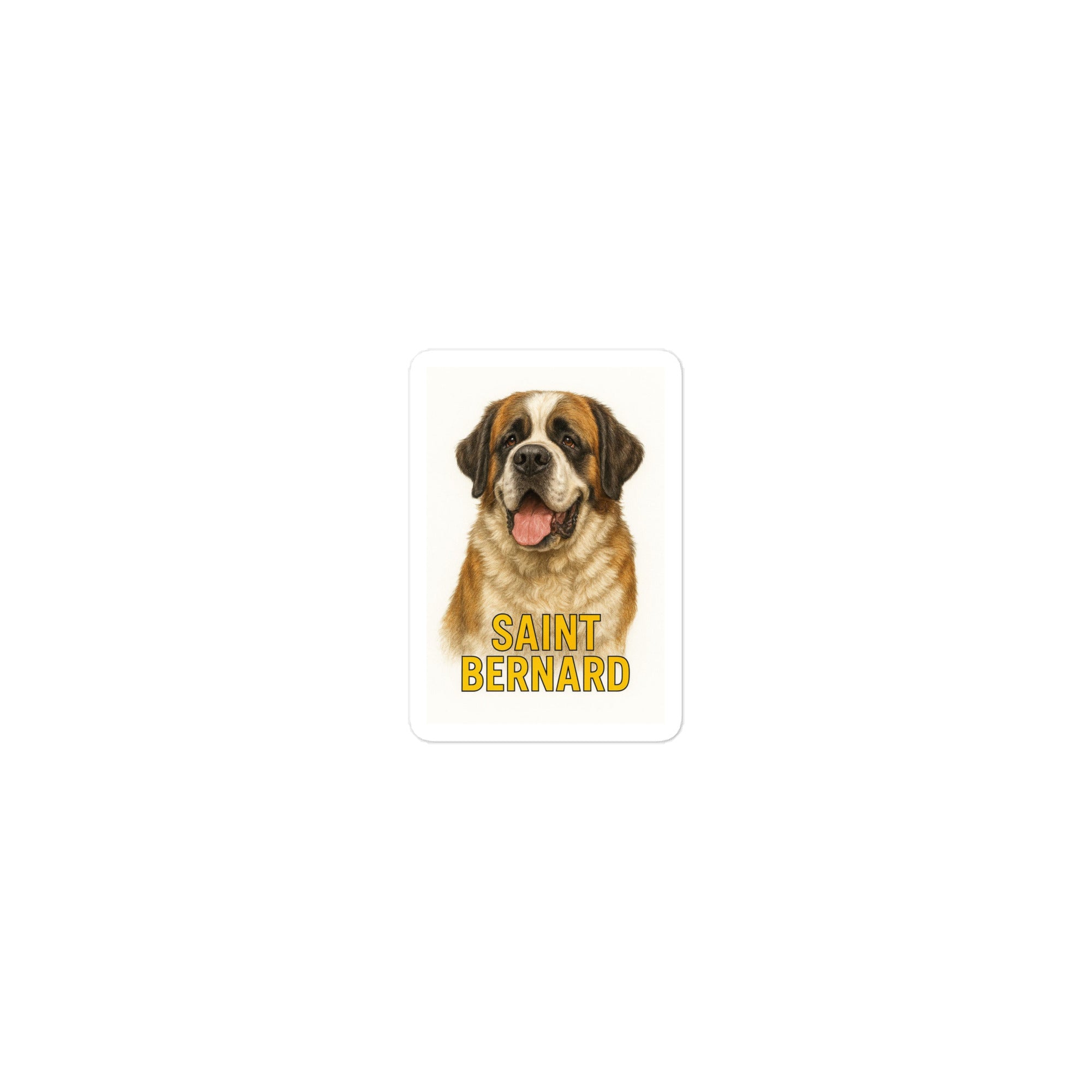 Saint Bernard Die-cut sticker