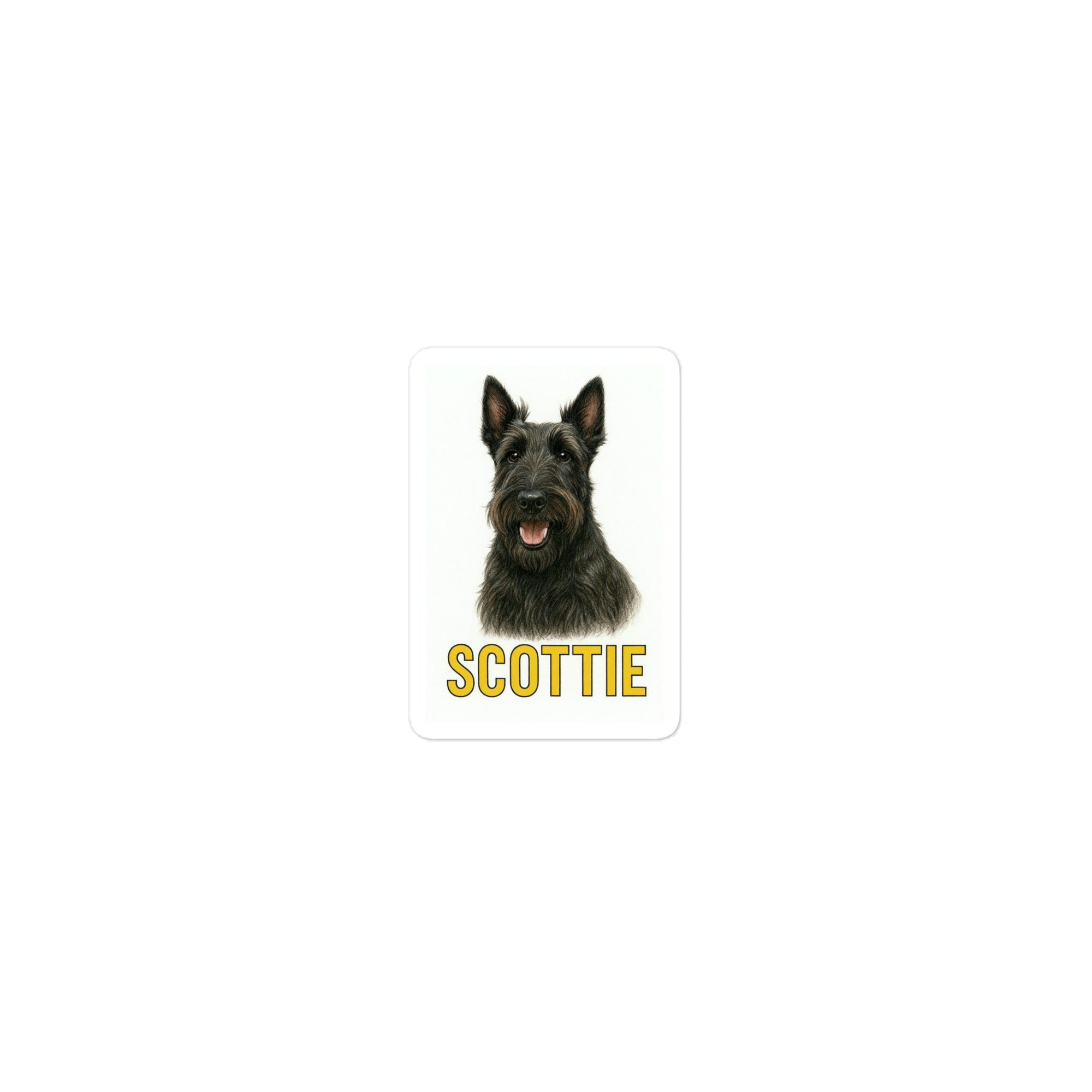 Scottie Die-cut sticker