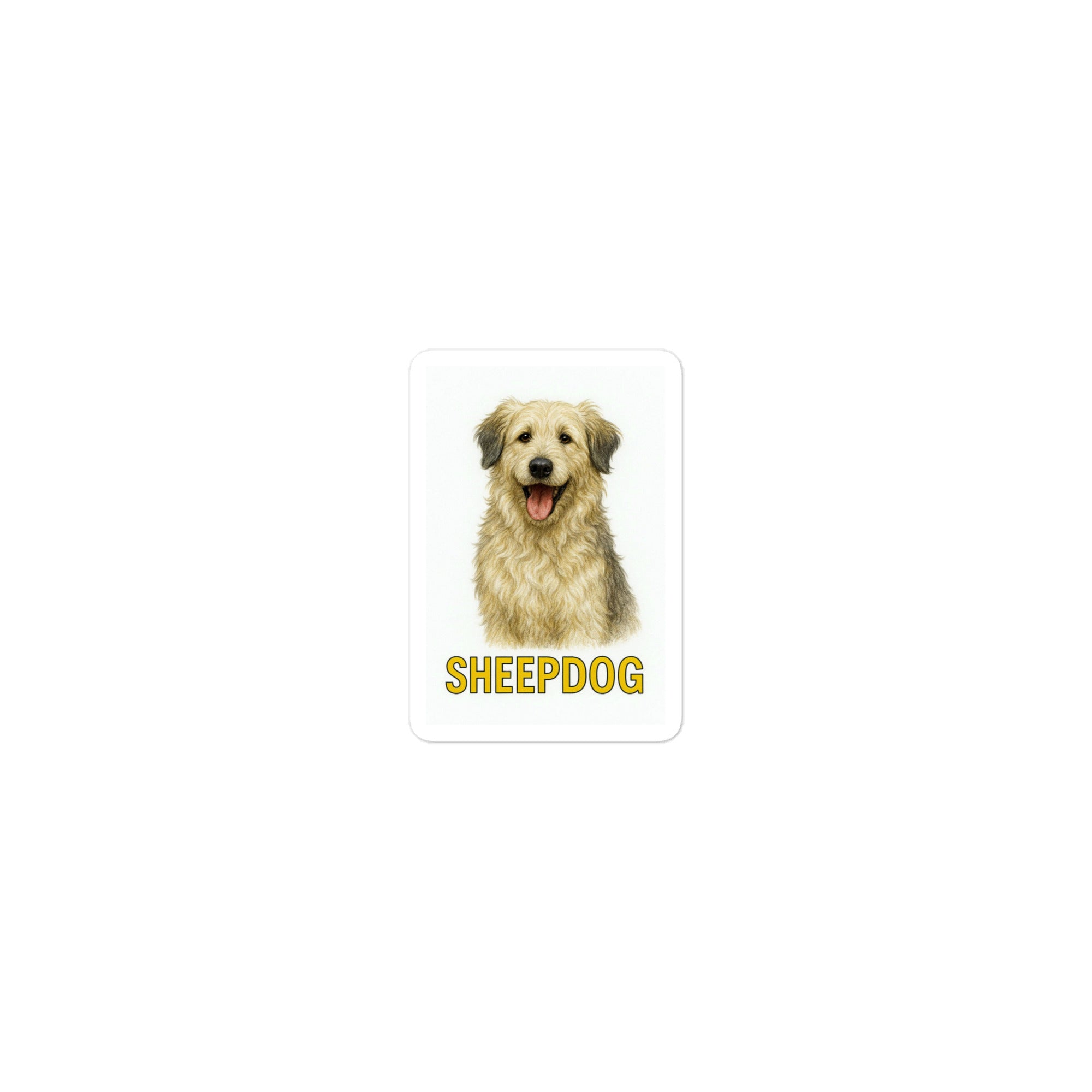 Sheepdog Die-cut sticker