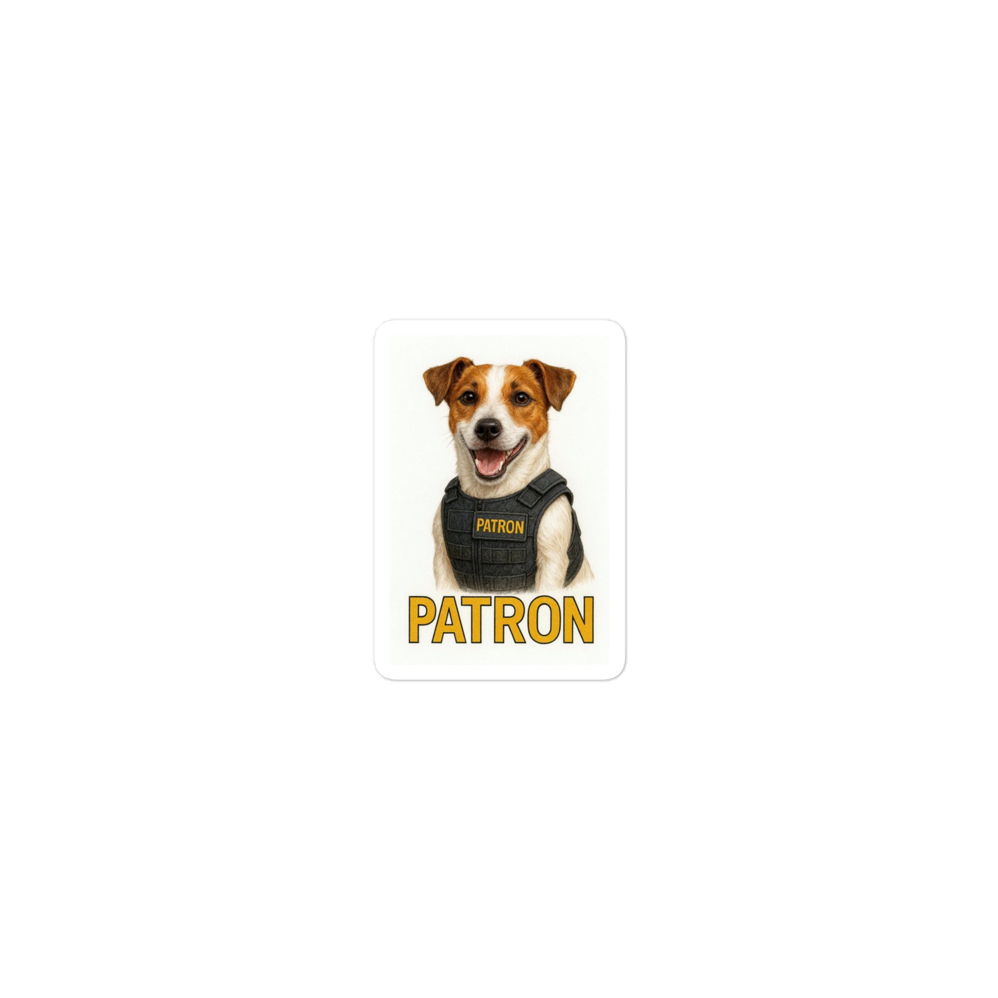 Patron Die-cut sticker