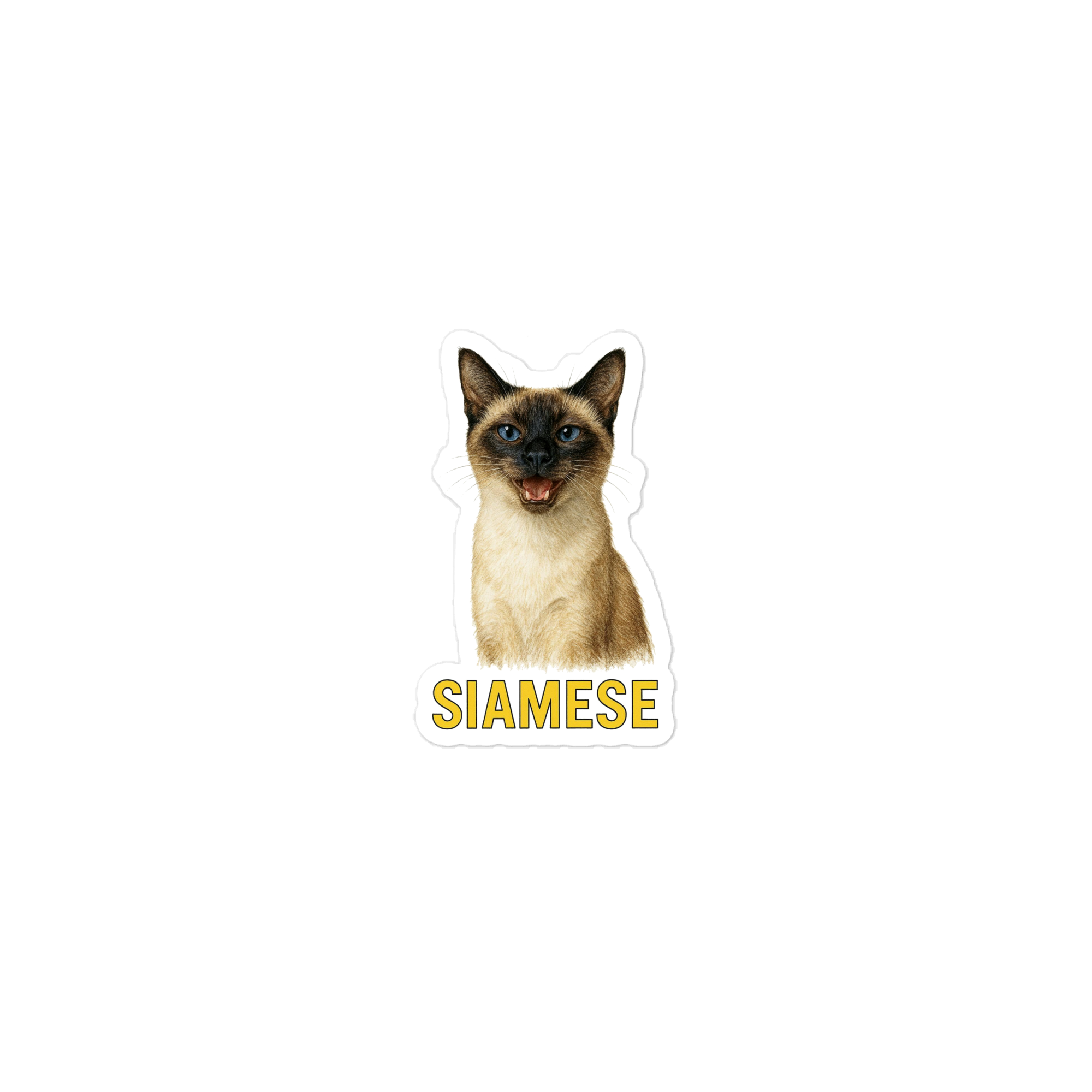Siamese Cat Sticker