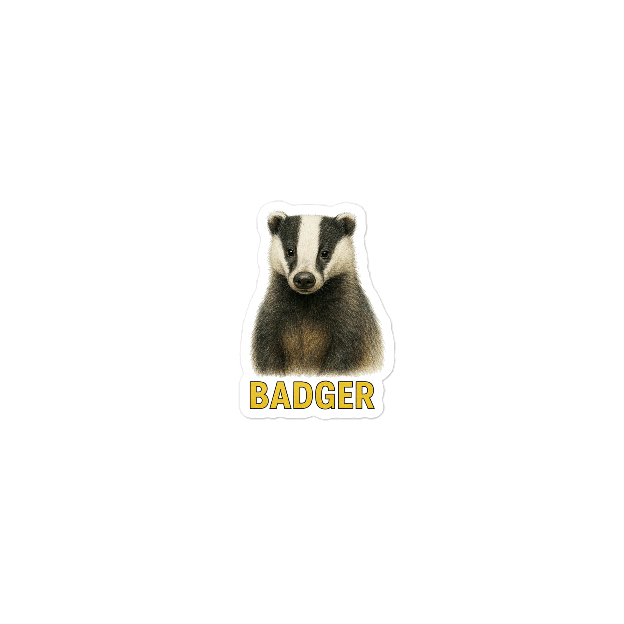 Badger Die-cut sticker