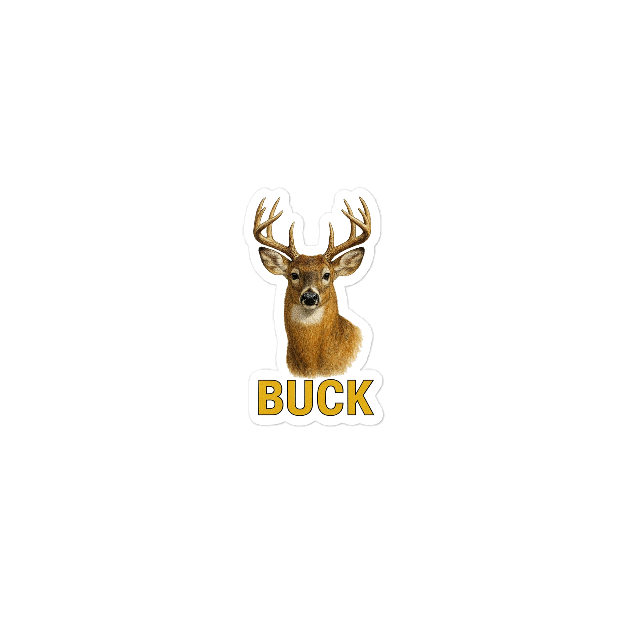 Buck Die-cut sticker