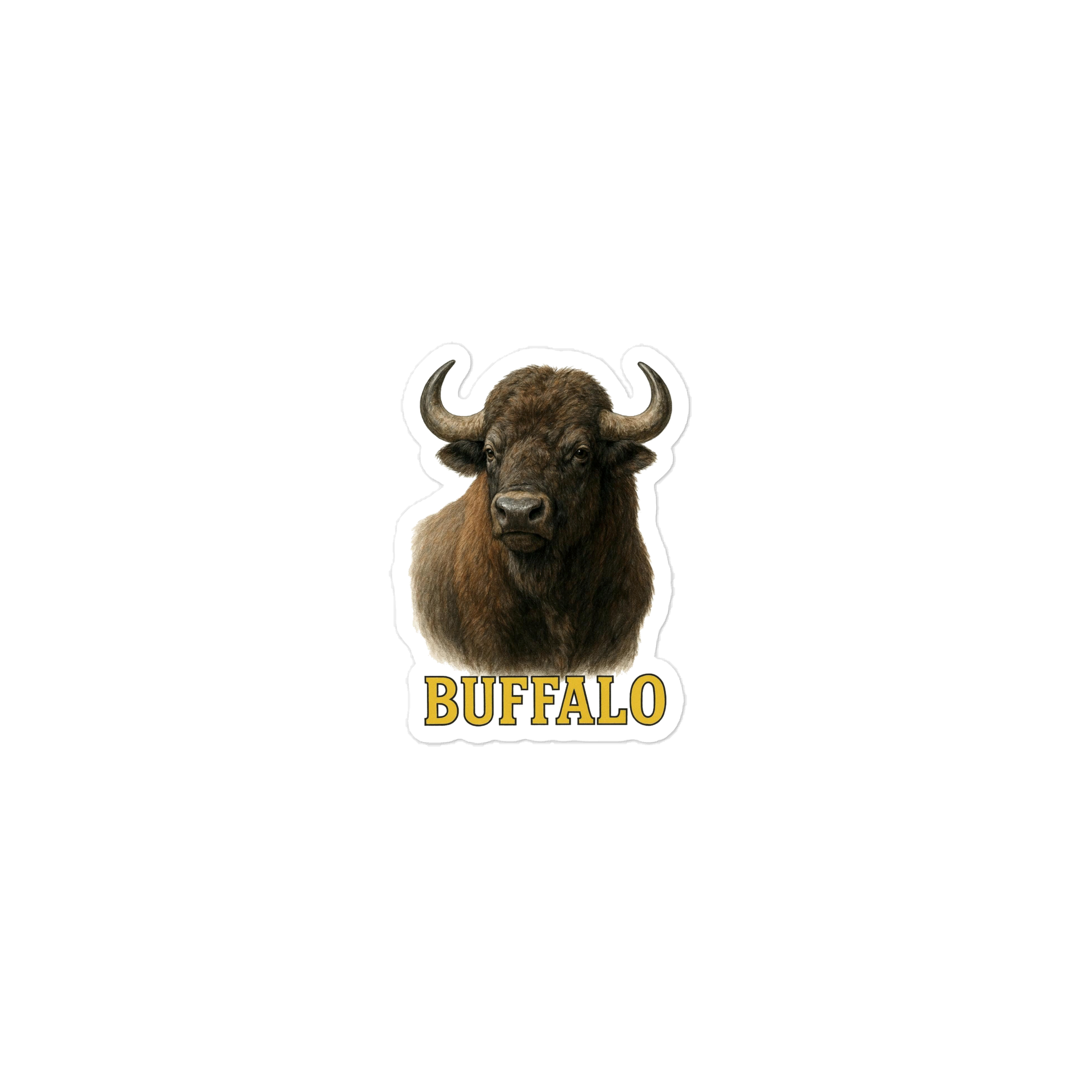 Buffalo Die-cut sticker