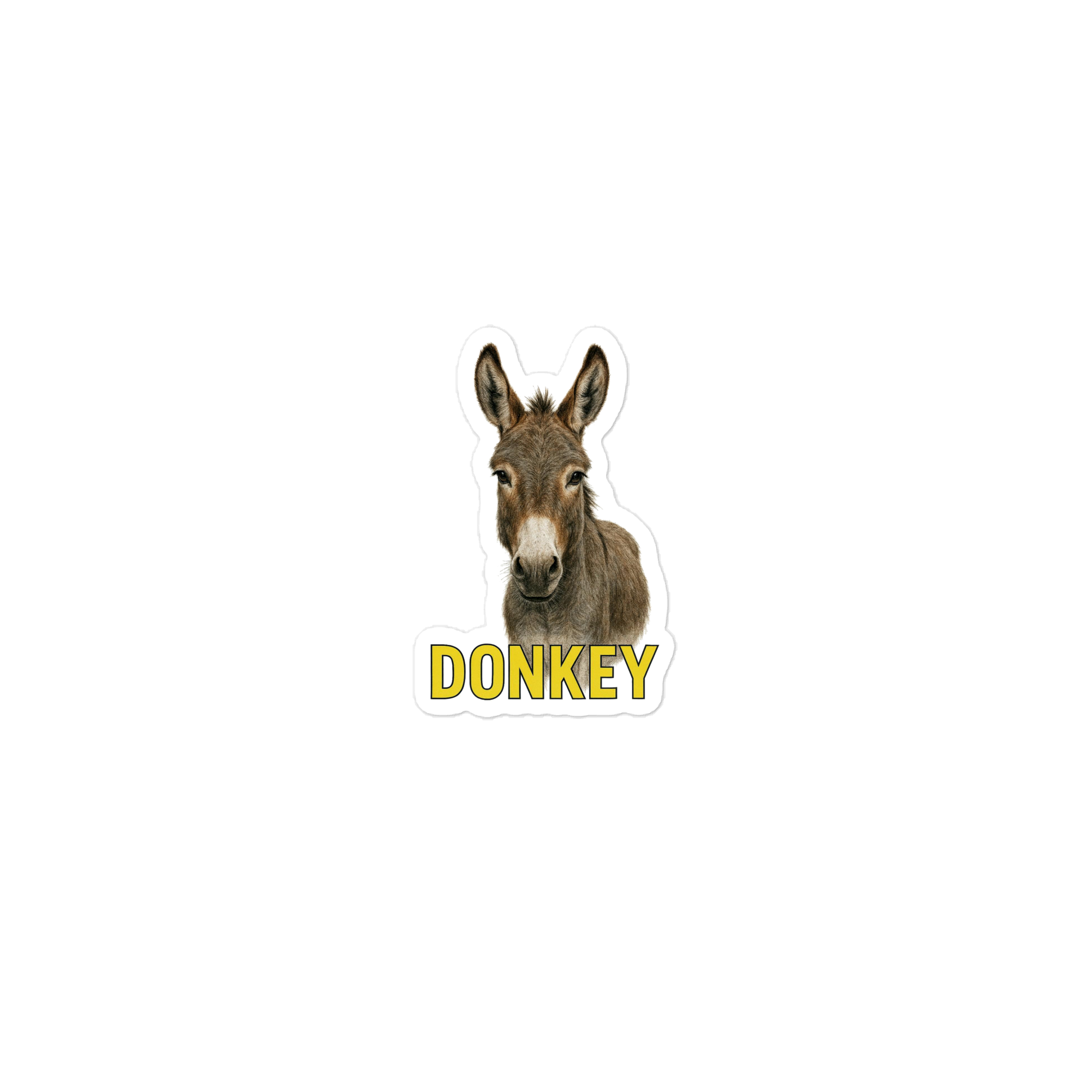 Donkey Die-cut sticker
