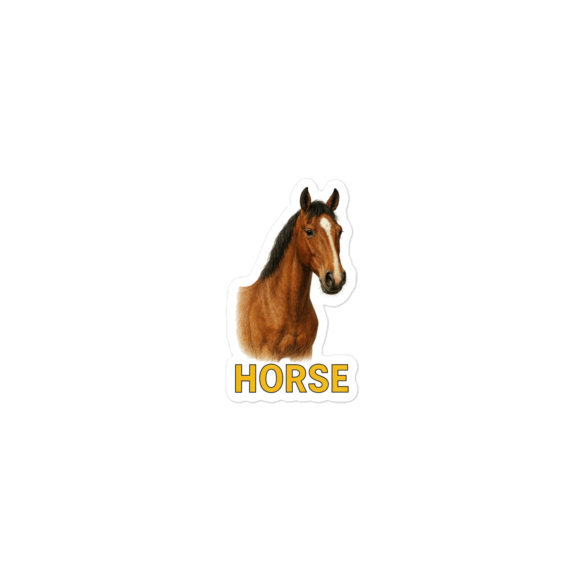 Horse Die-cut sticker