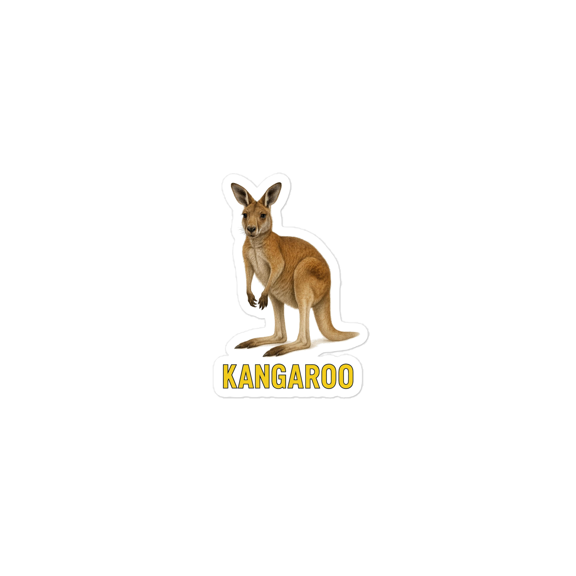 Kangaroo Die-cut sticker