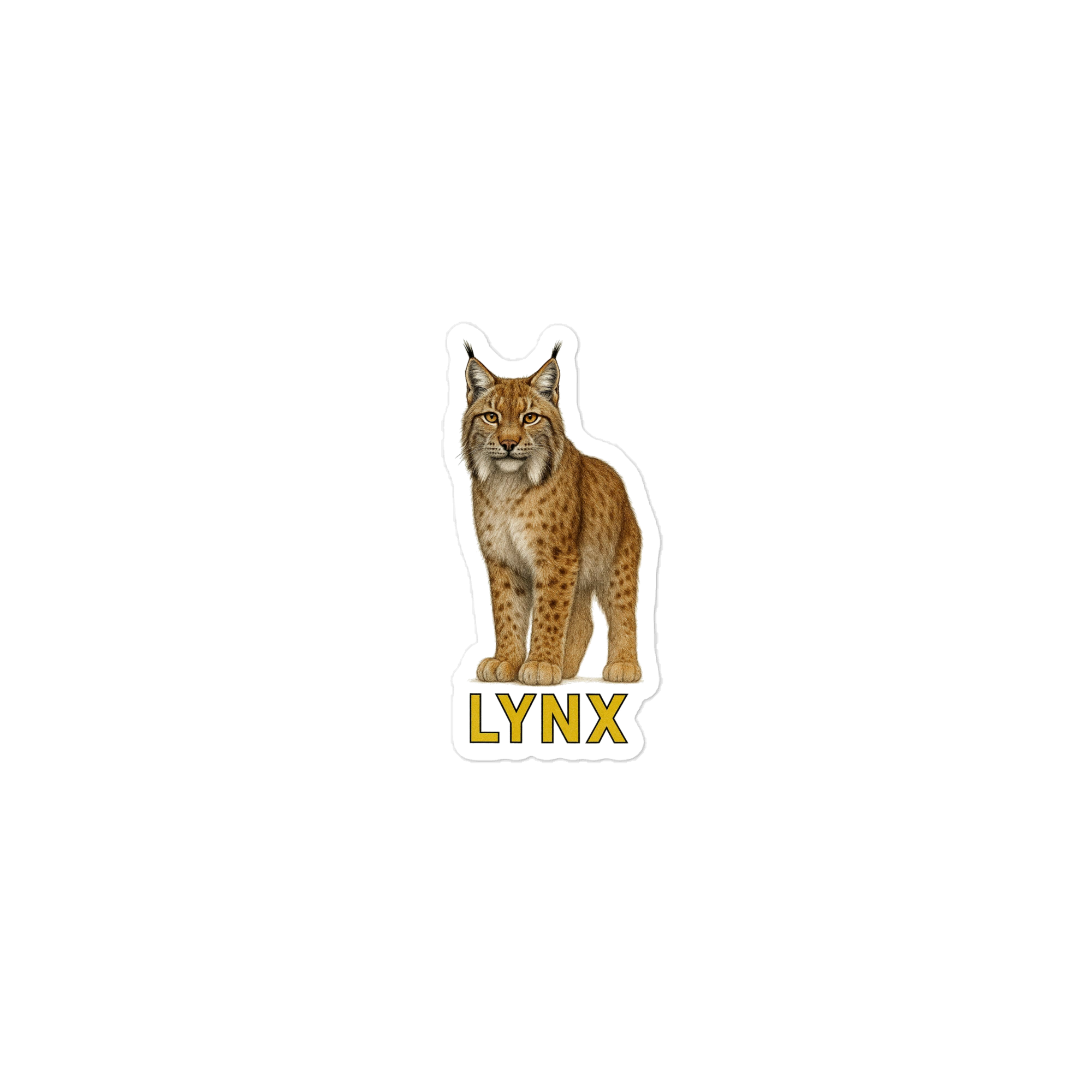 Lynx Die-cut sticker