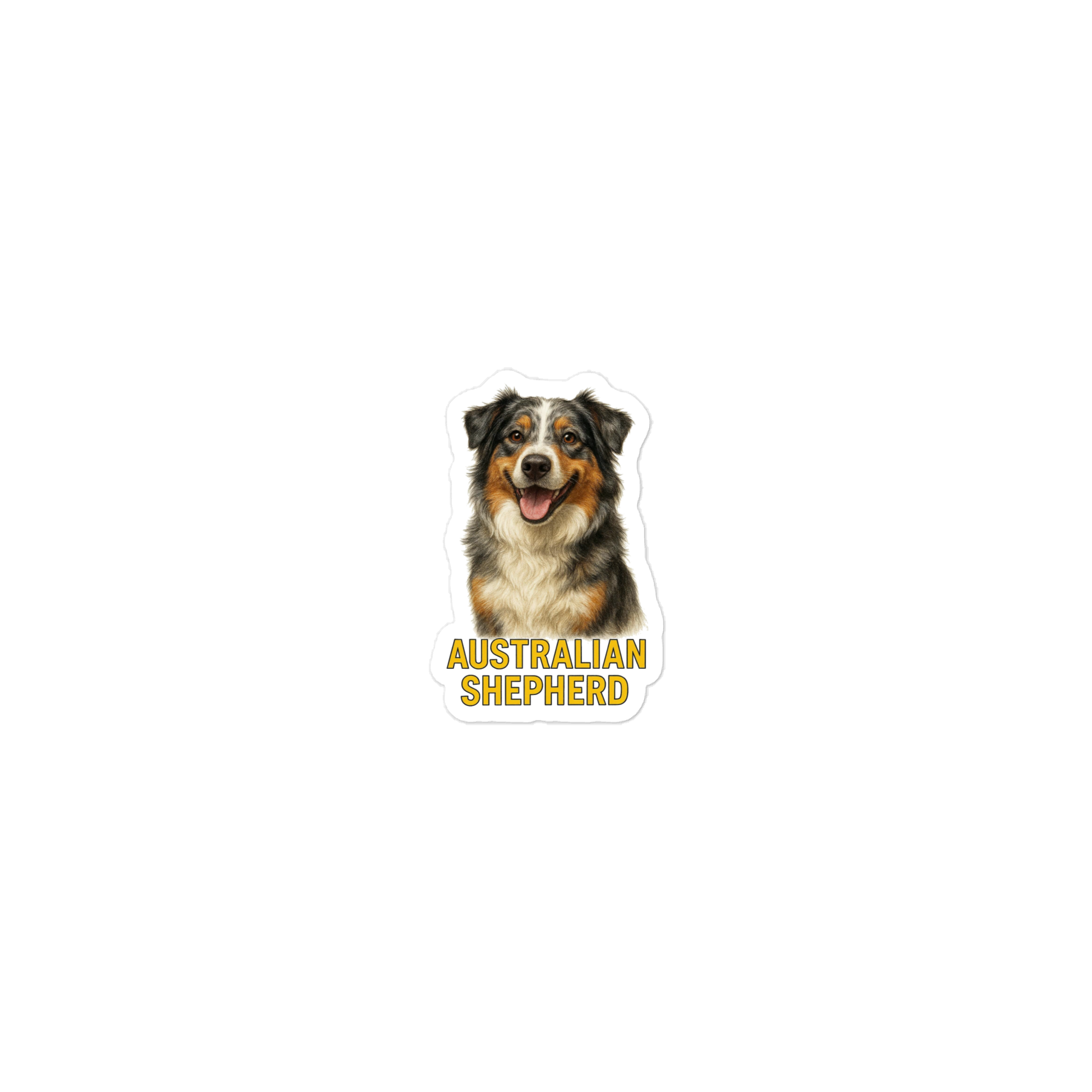 Australian Shepherd Die-cut sticker
