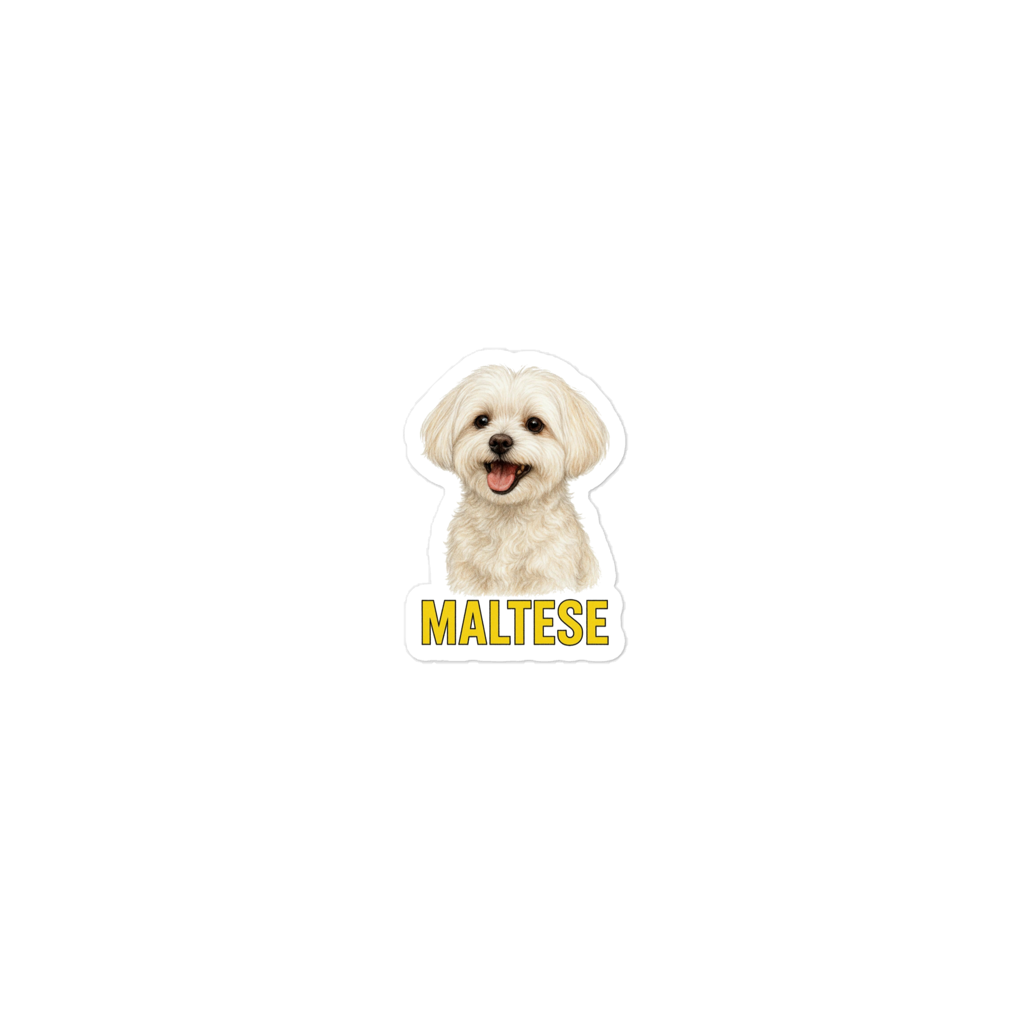 Maltese Die-cut sticker