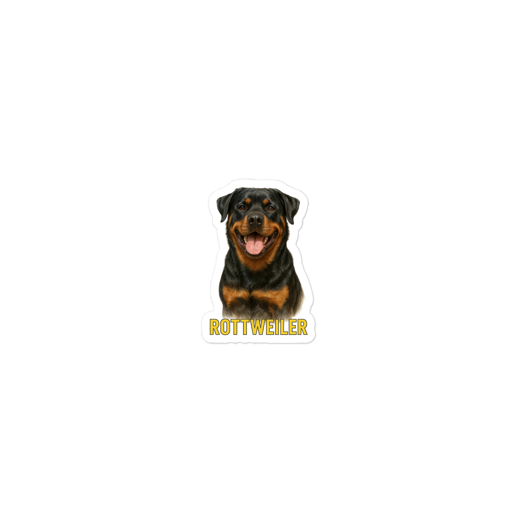 Rottweiler Die-cut sticker