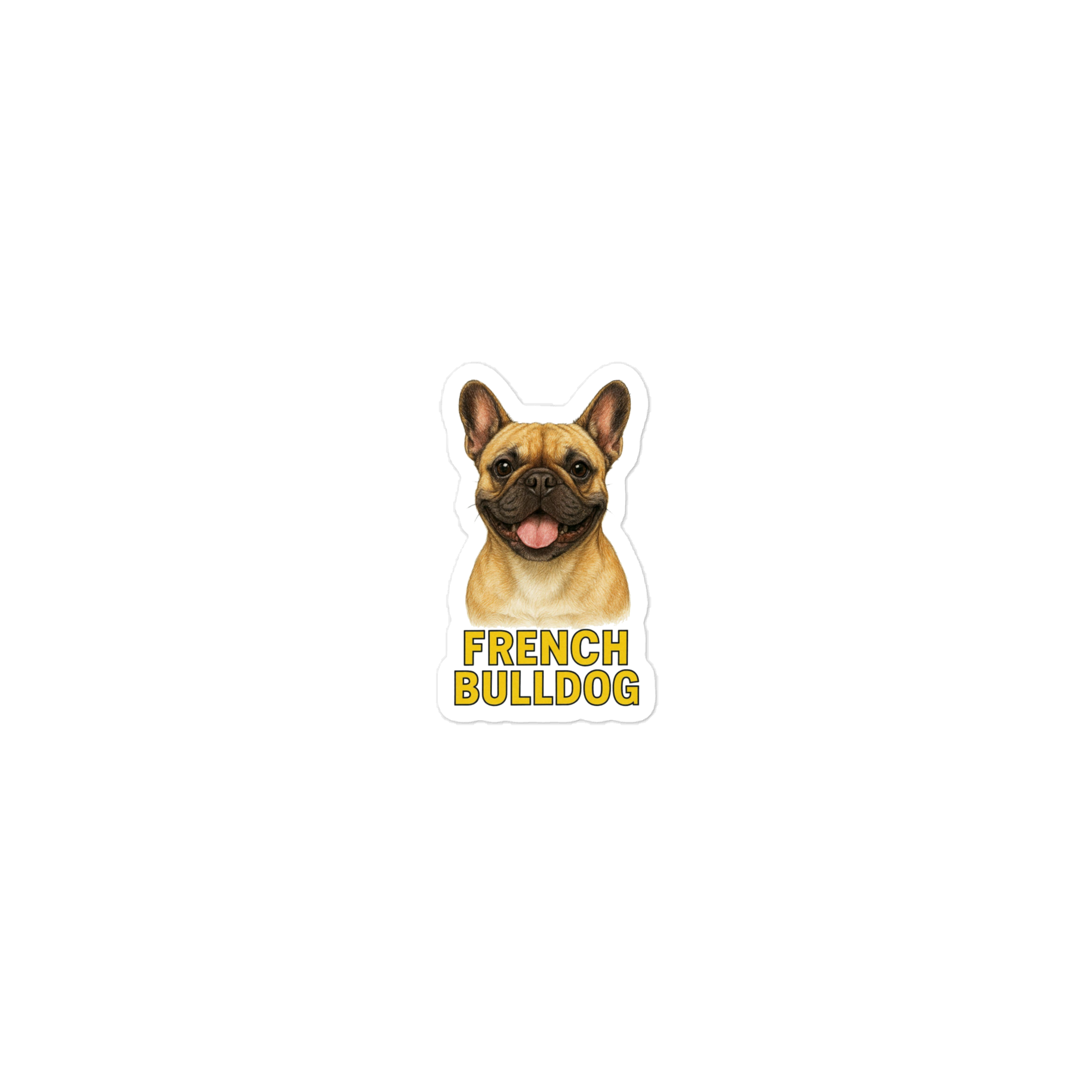 French Bulldog Die-cut sticker