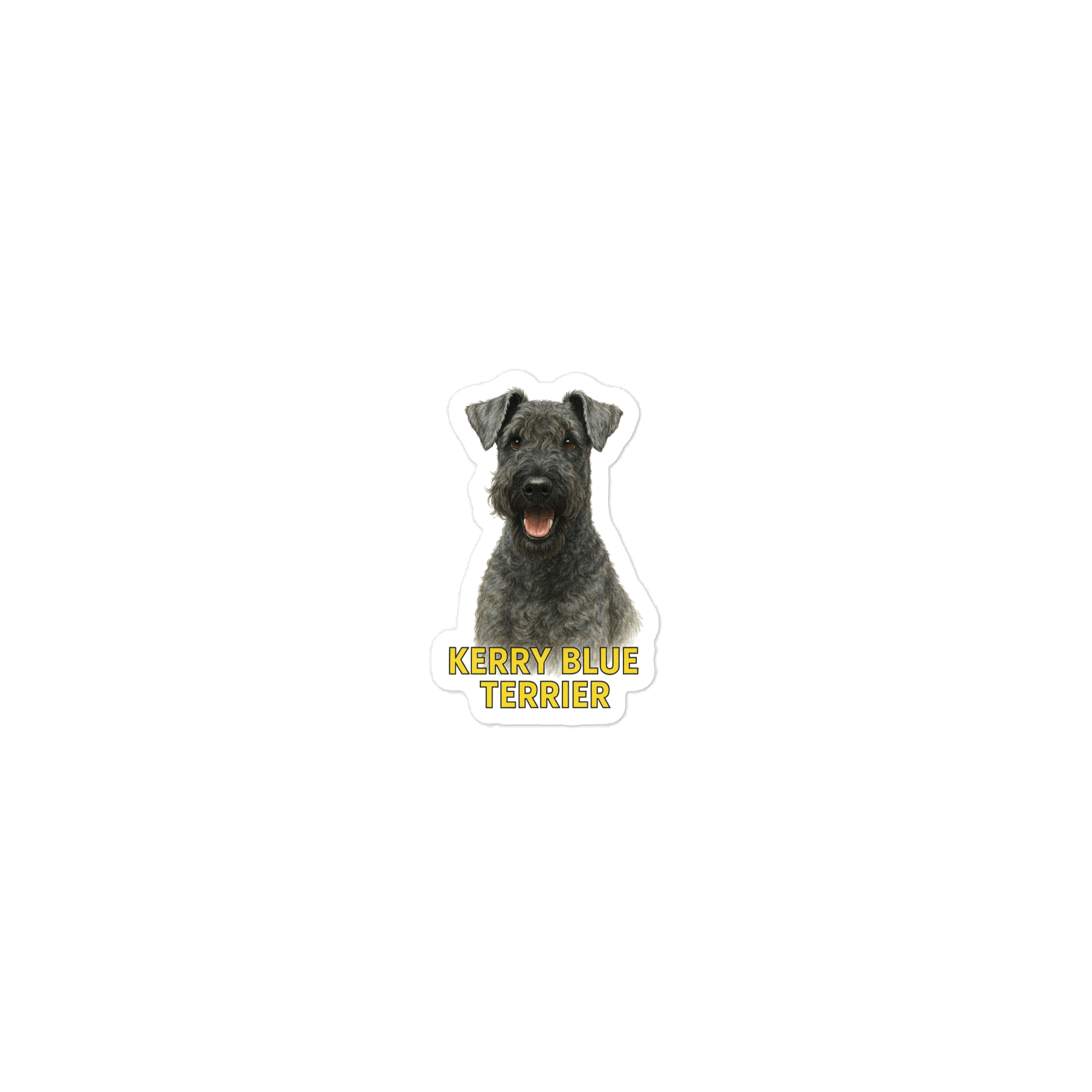Kerry Blue Terrier Die-cut sticker