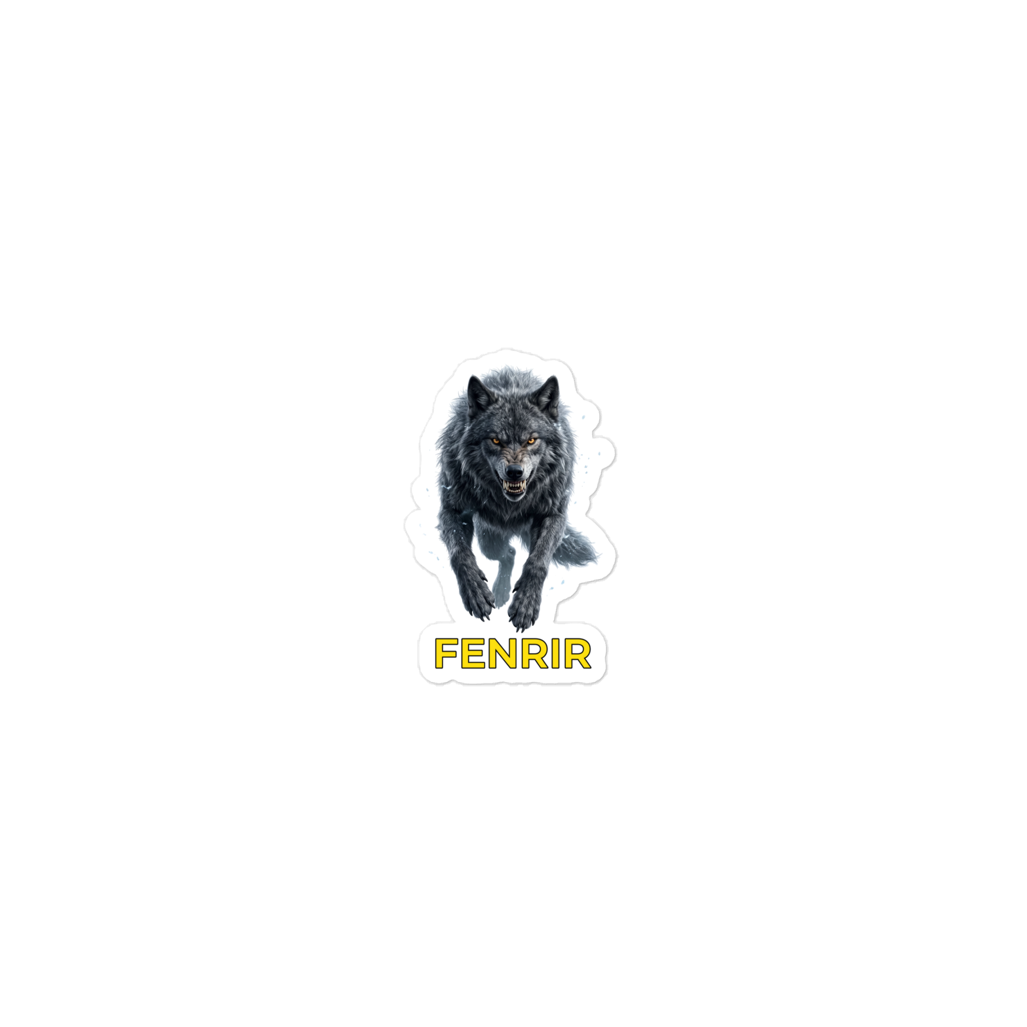 Fenrir Die-cut sticker