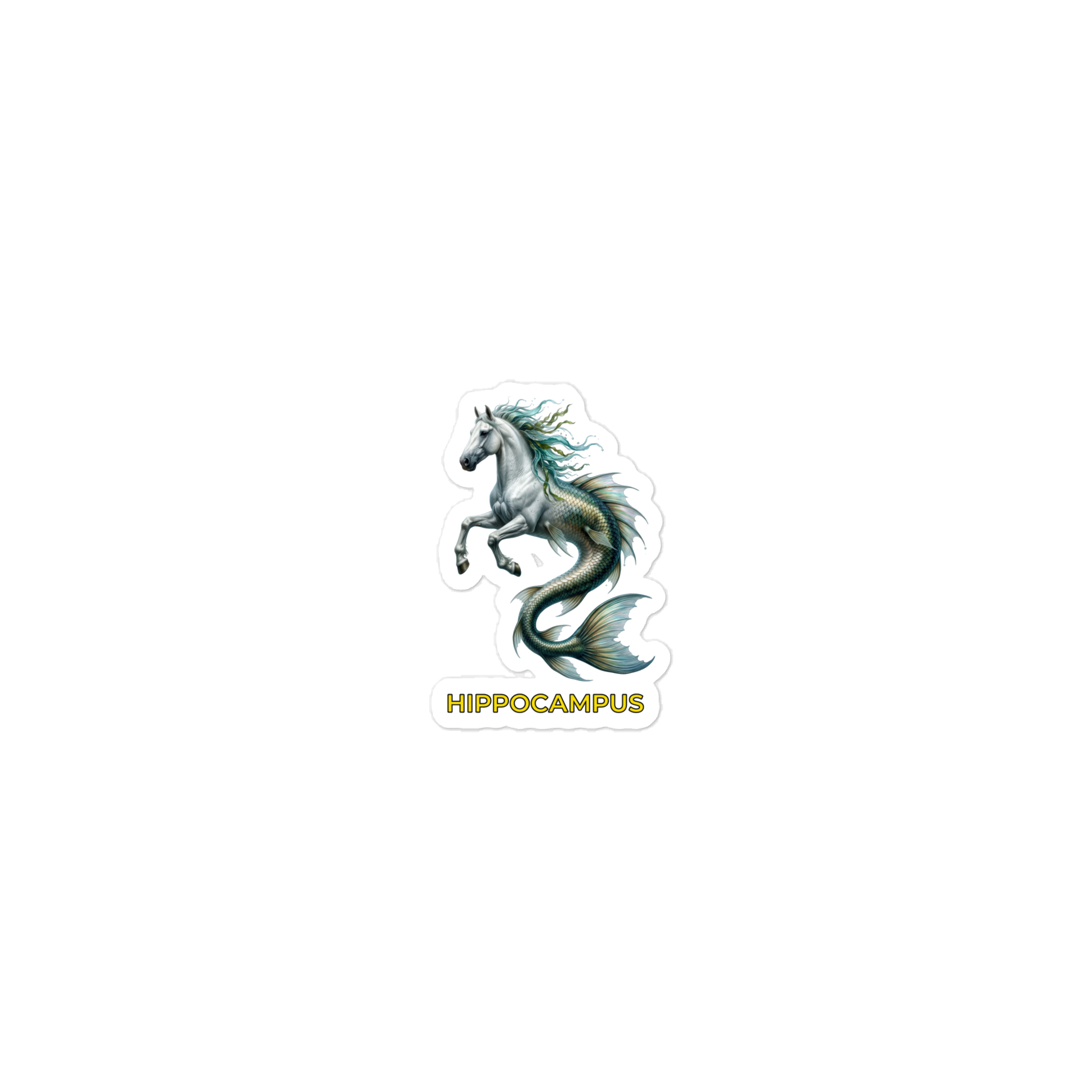 Hippocampus Die-cut sticker