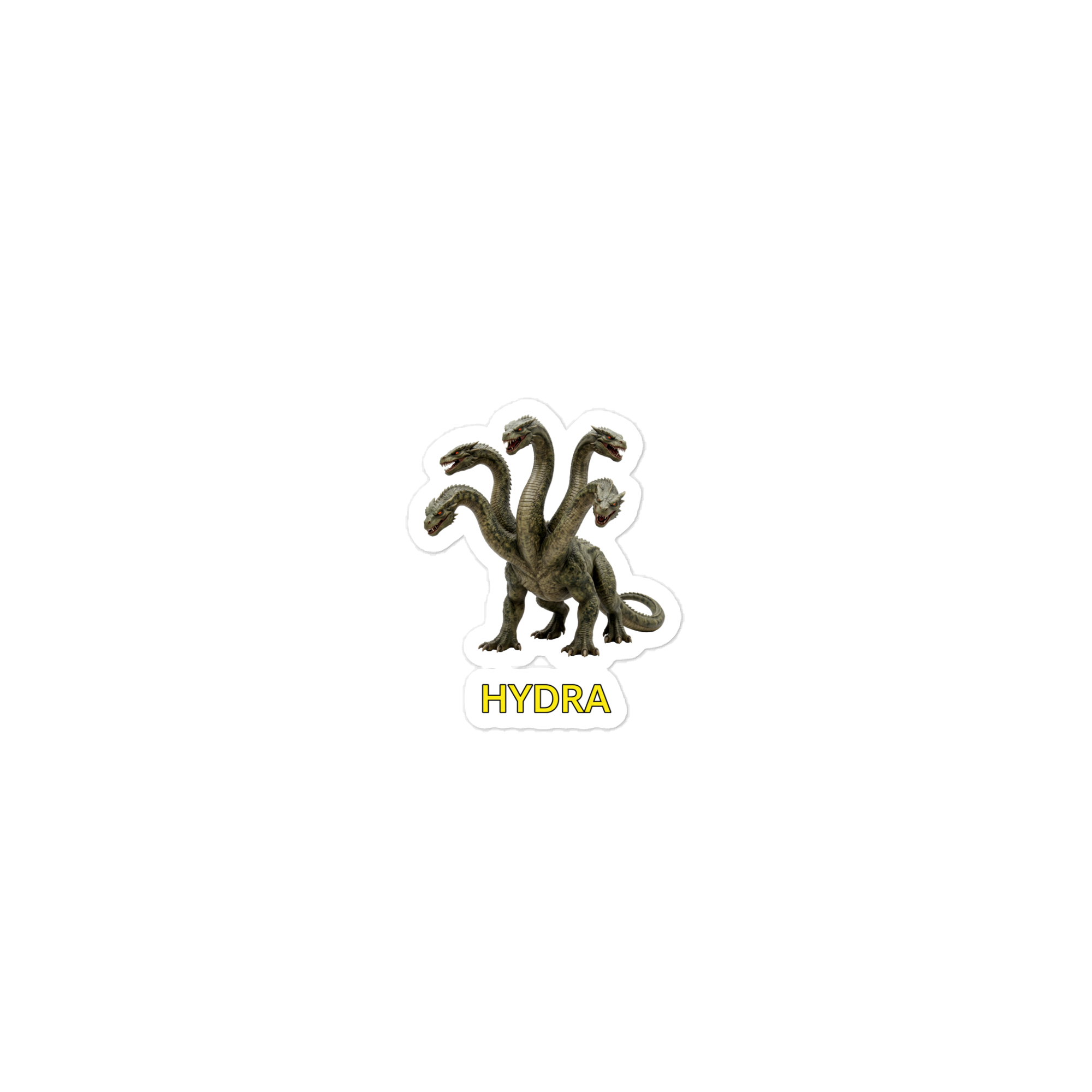 Hydra Die-cut sticker