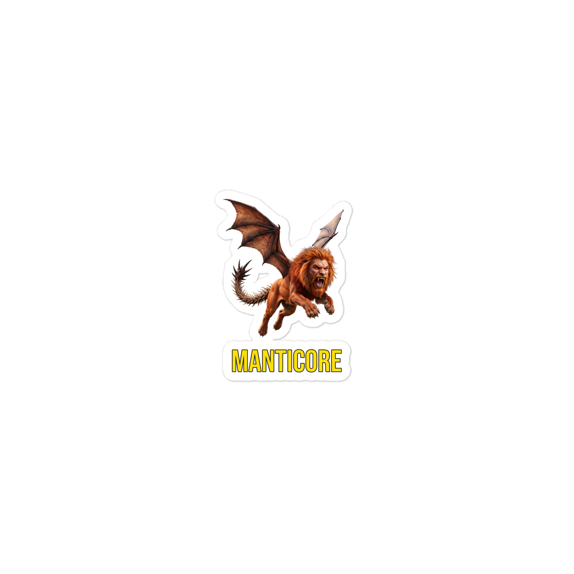 Manticore Die-cut sticker