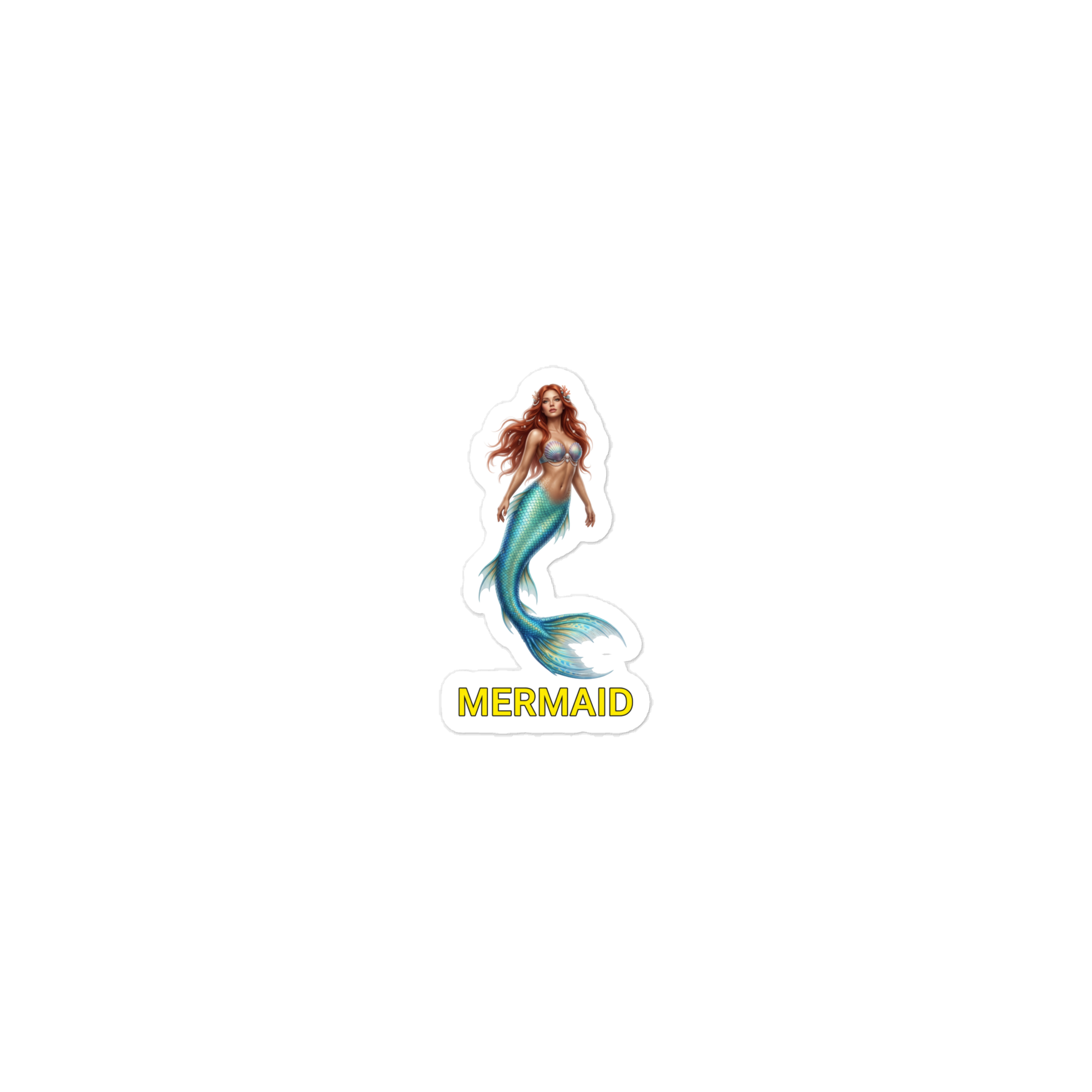 Mermaid Die-cut sticker