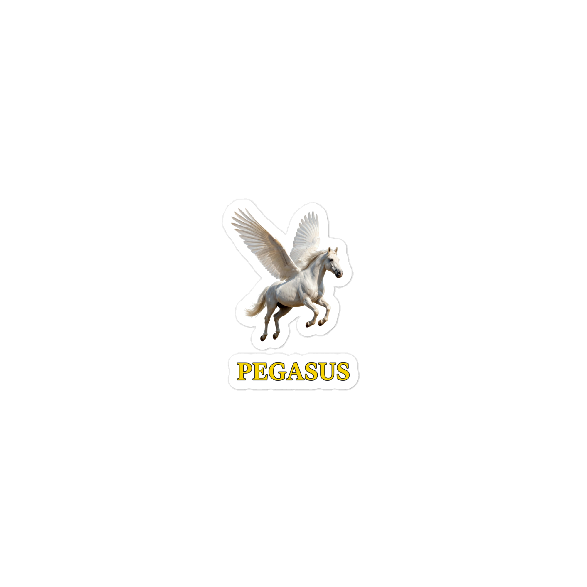 Pegasus Die-cut sticker