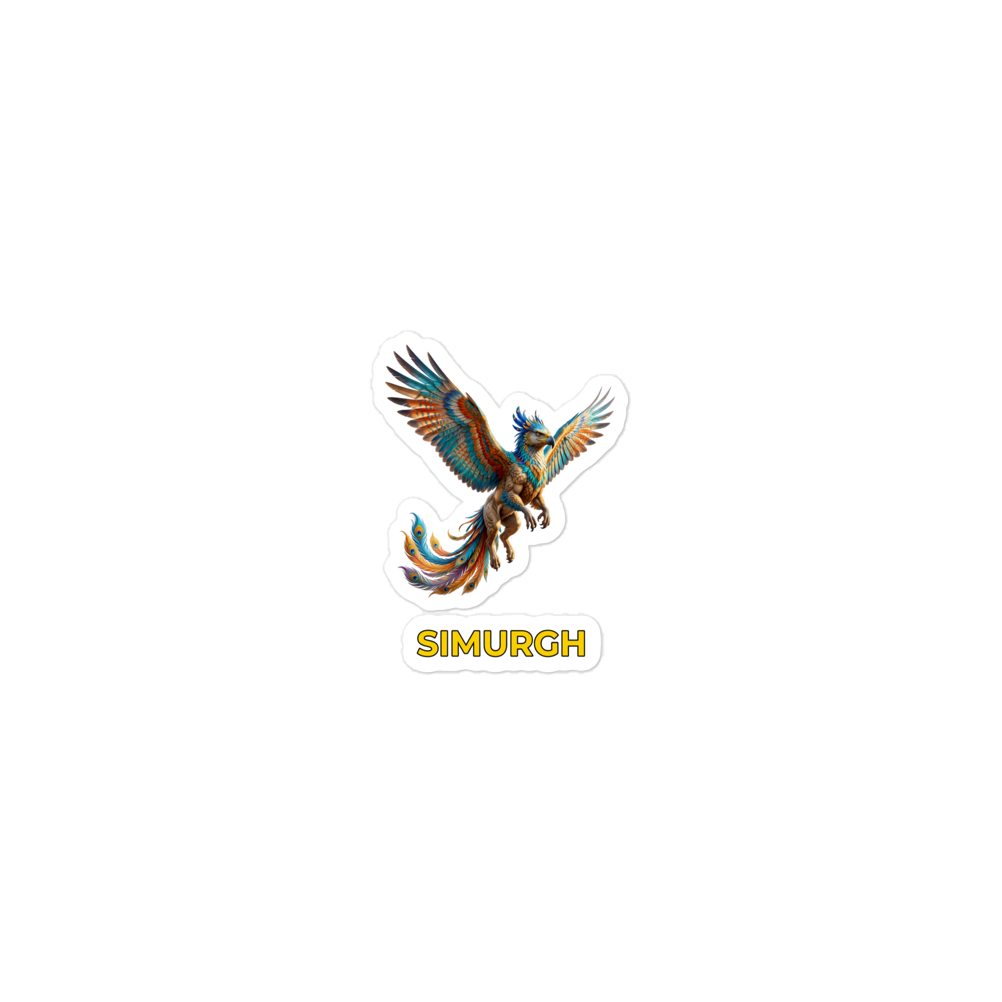 Simurgh Die-cut sticker