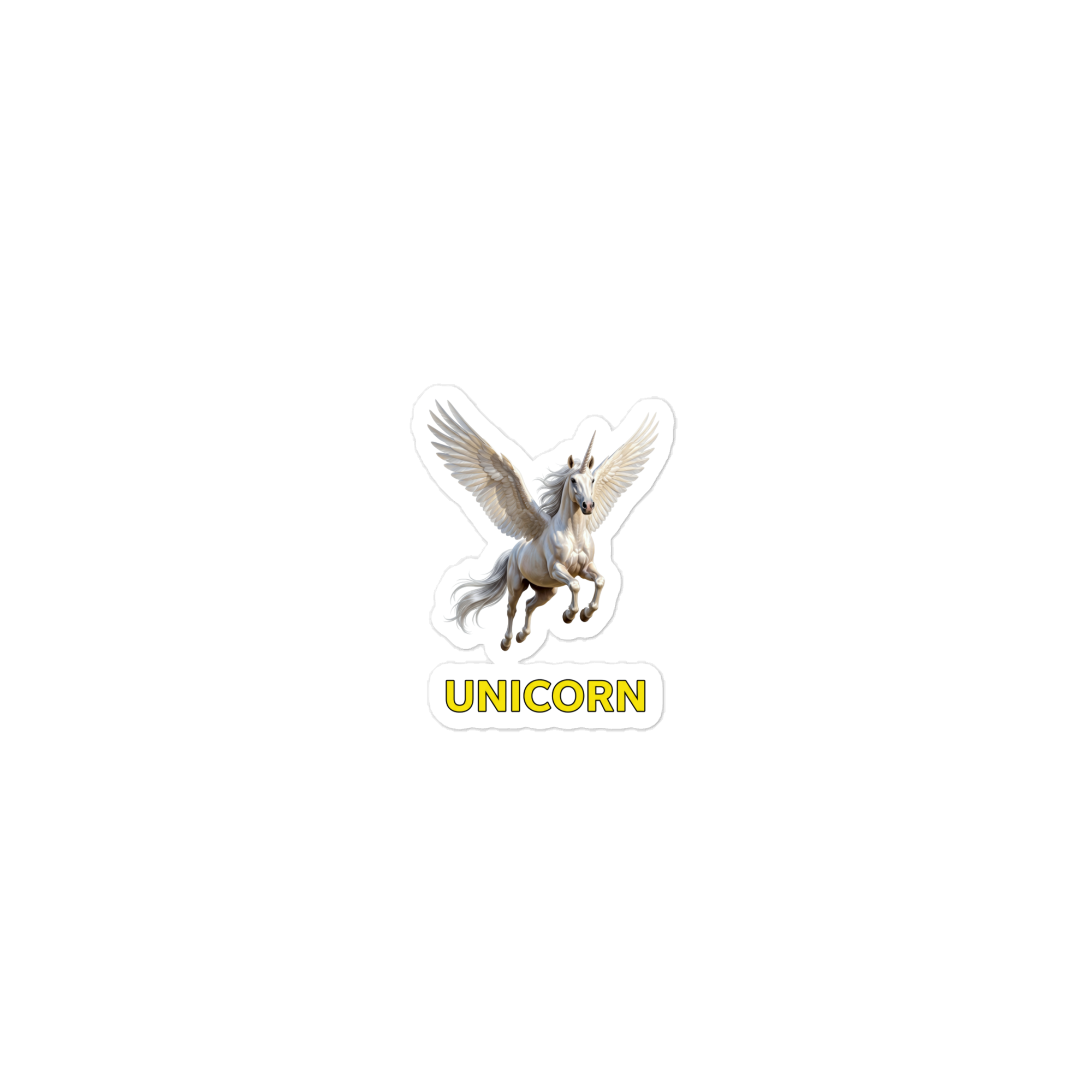 Unicorn Die-cut sticker