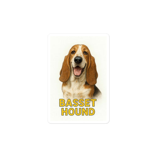 Basset Hound Die-cut sticker