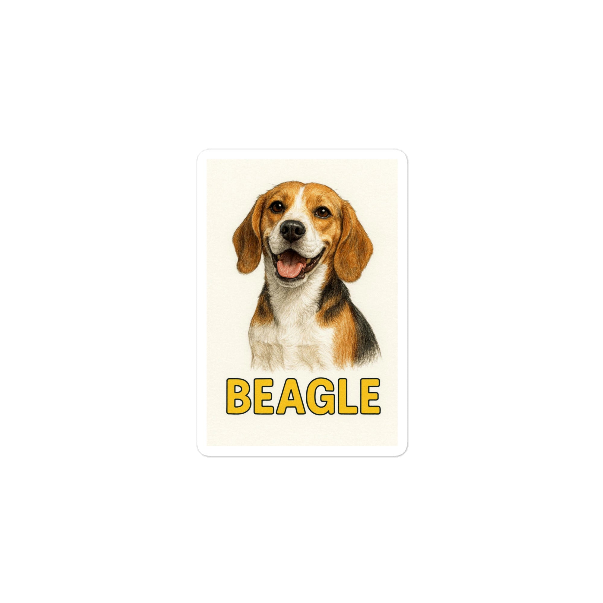 Beagle Die-cut sticker