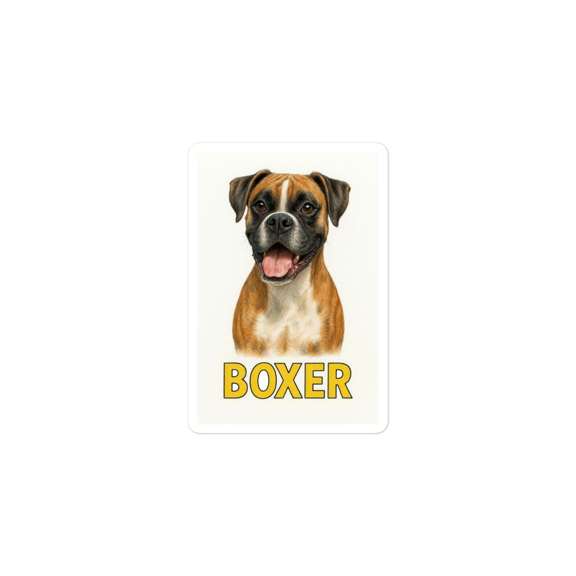 Boxer Die-cut sticker