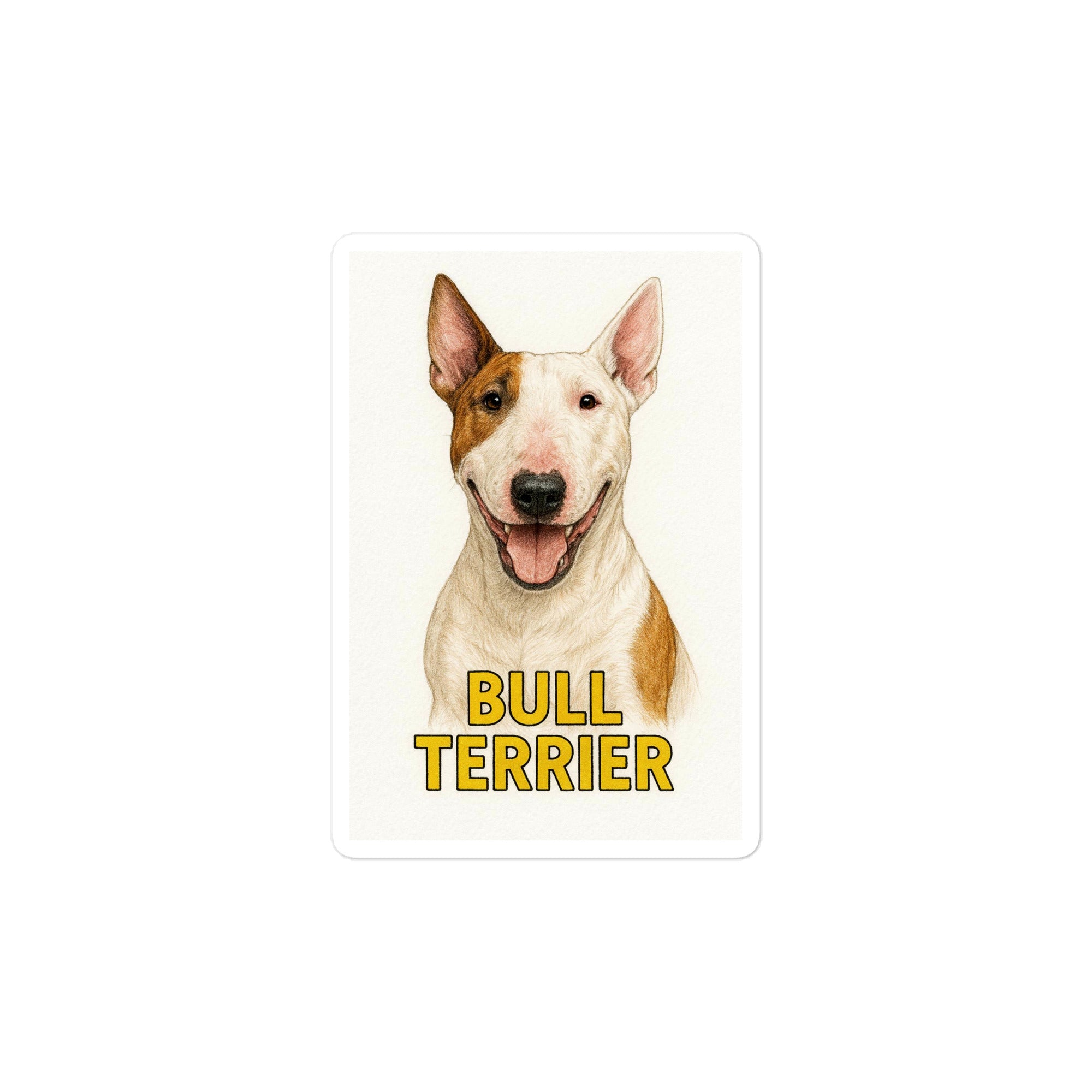 Bull Terrier Die-cut sticker