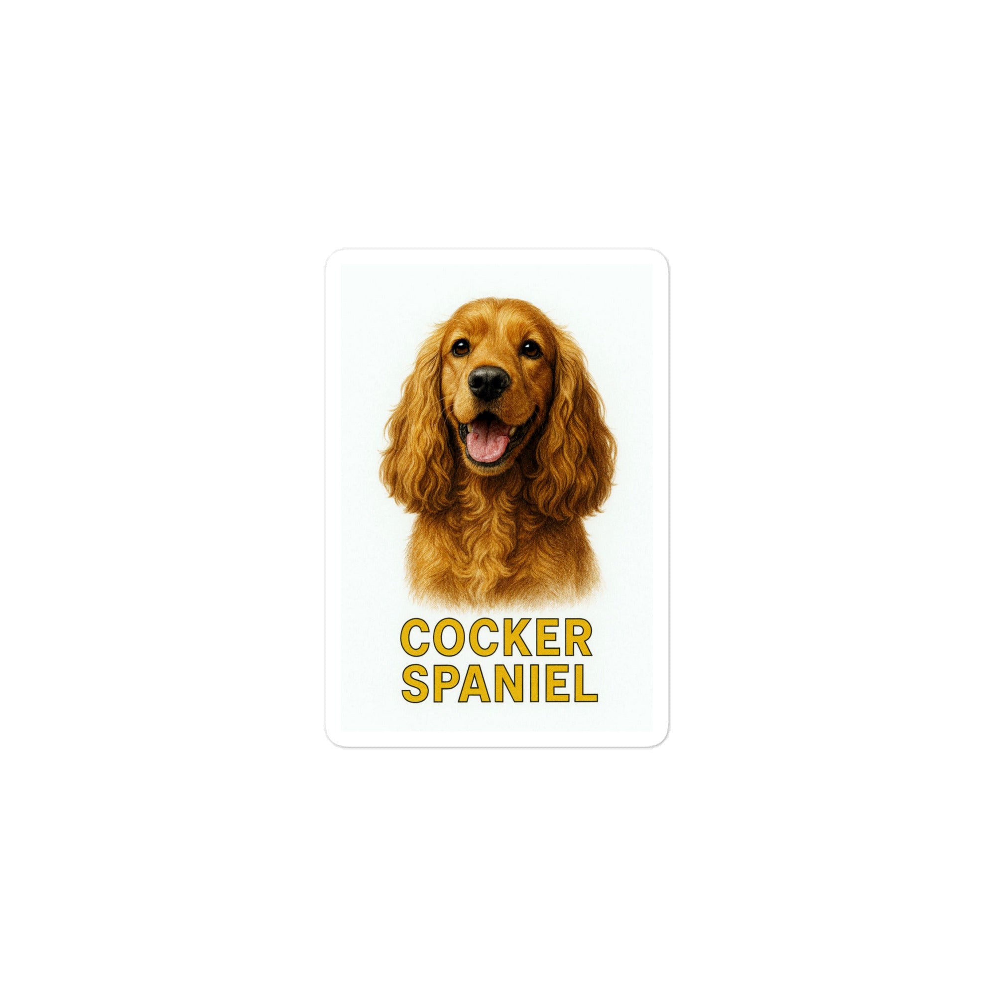 Cocker Spaniel Die-cut sticker