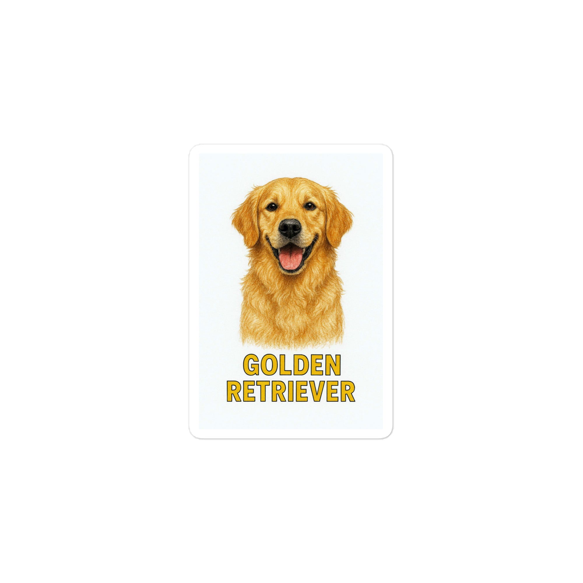 Golden Retriever Die-cut sticker