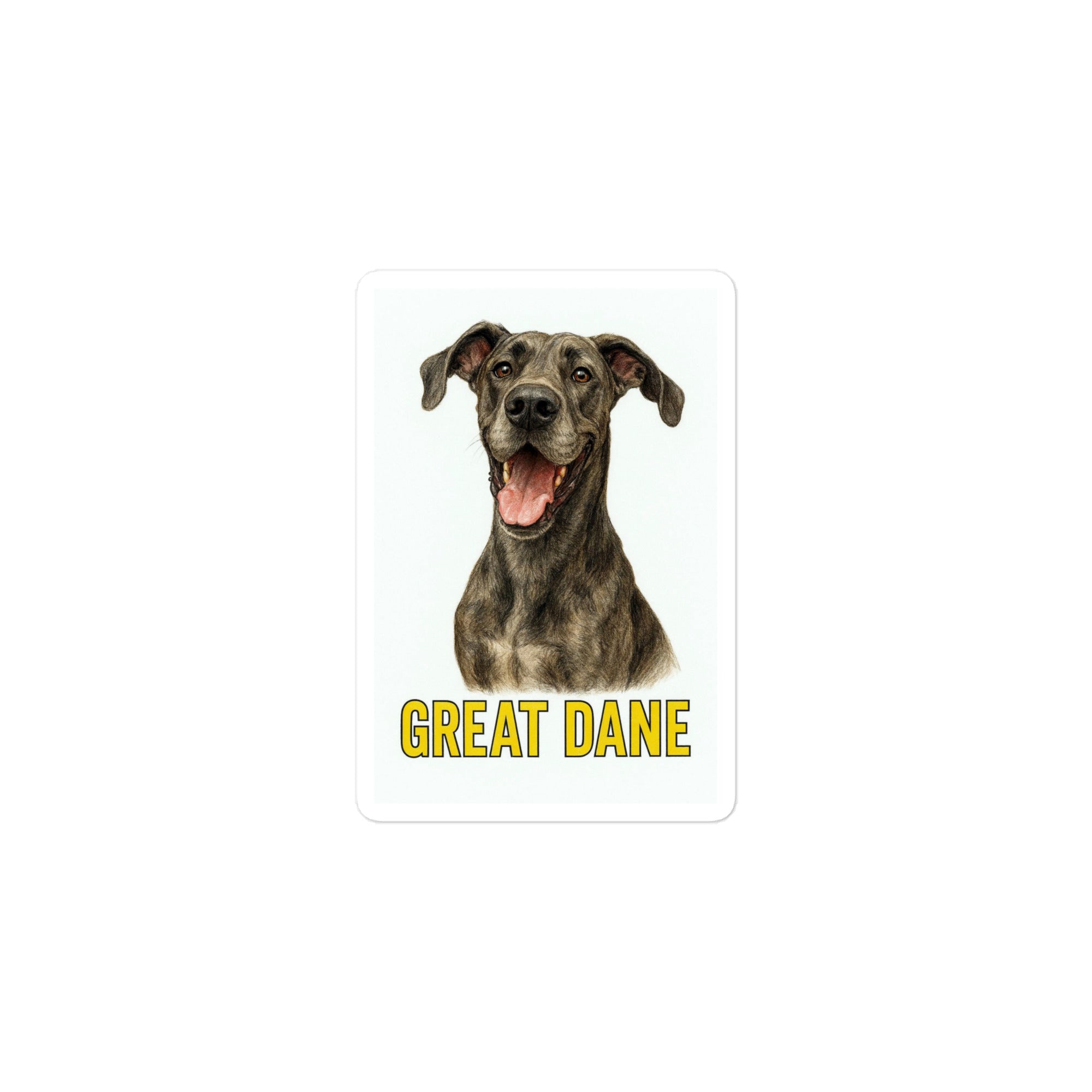 Great Dane Die-cut sticker