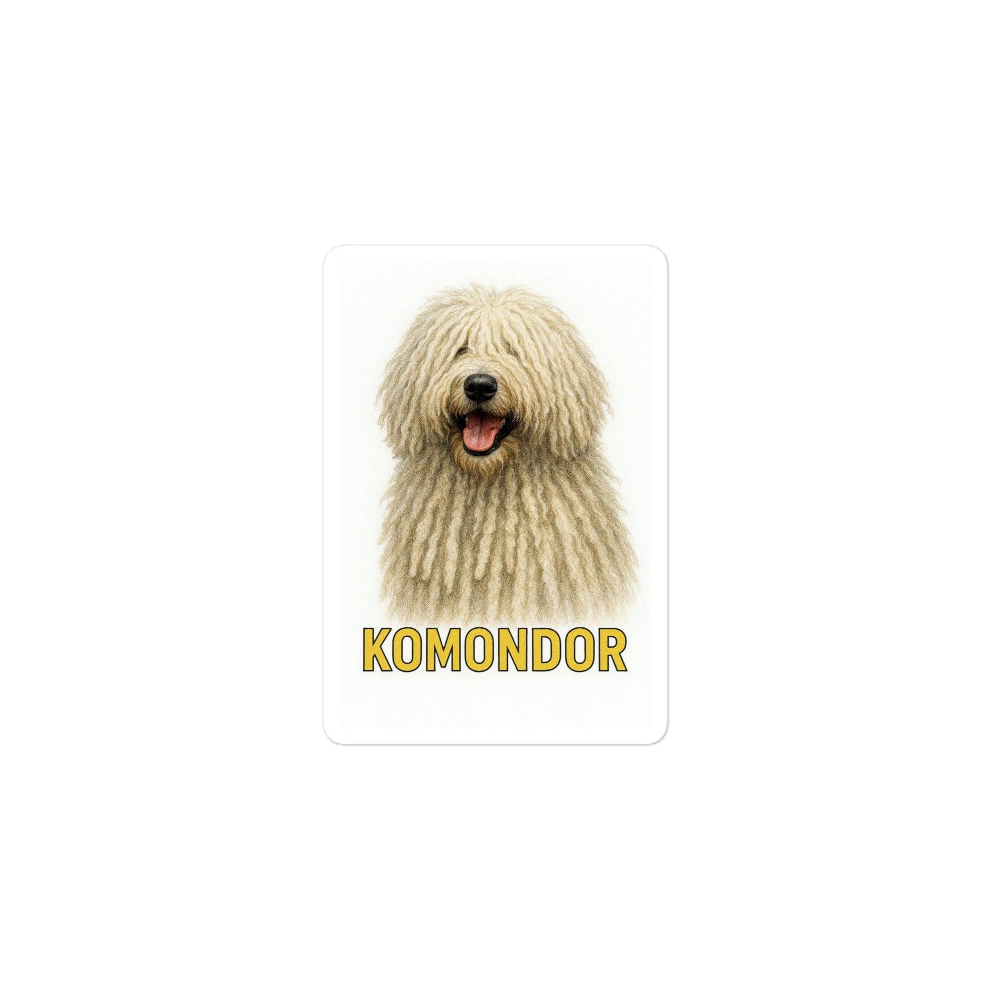 Komondor Die-cut sticker