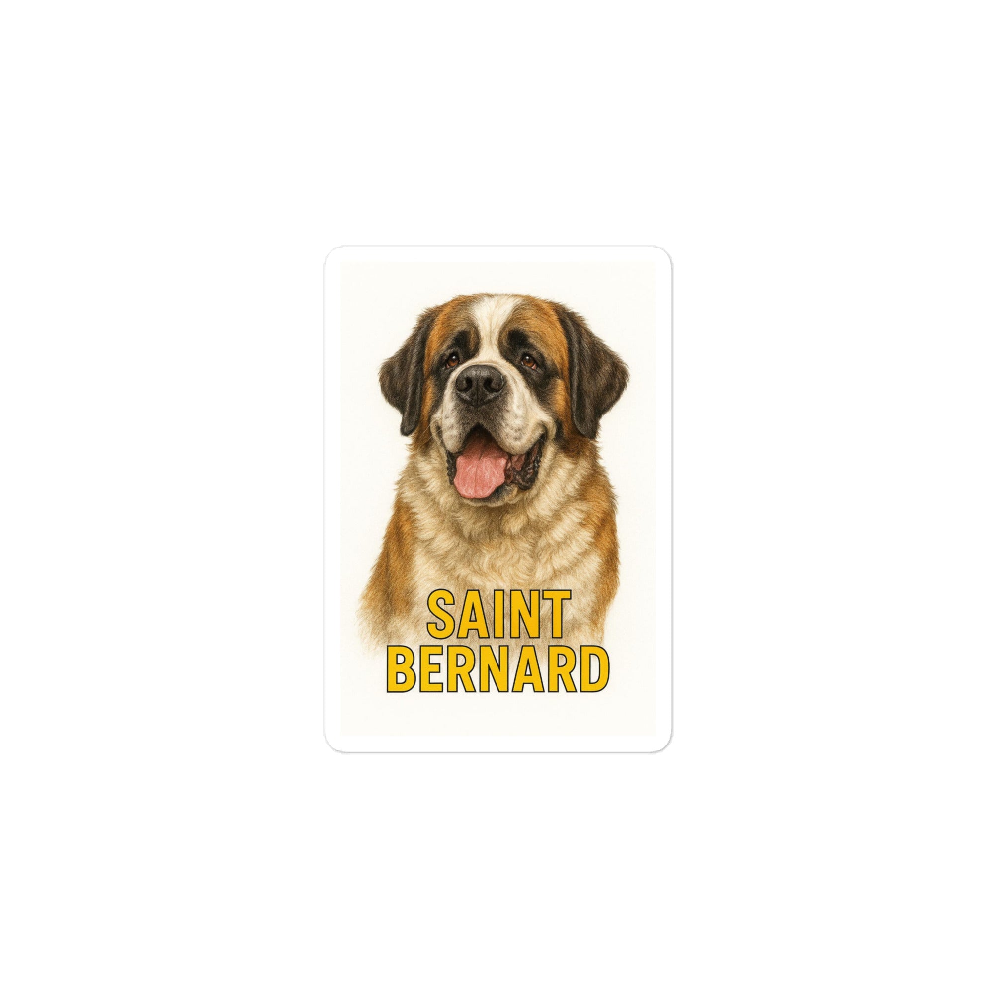 Saint Bernard Die-cut sticker