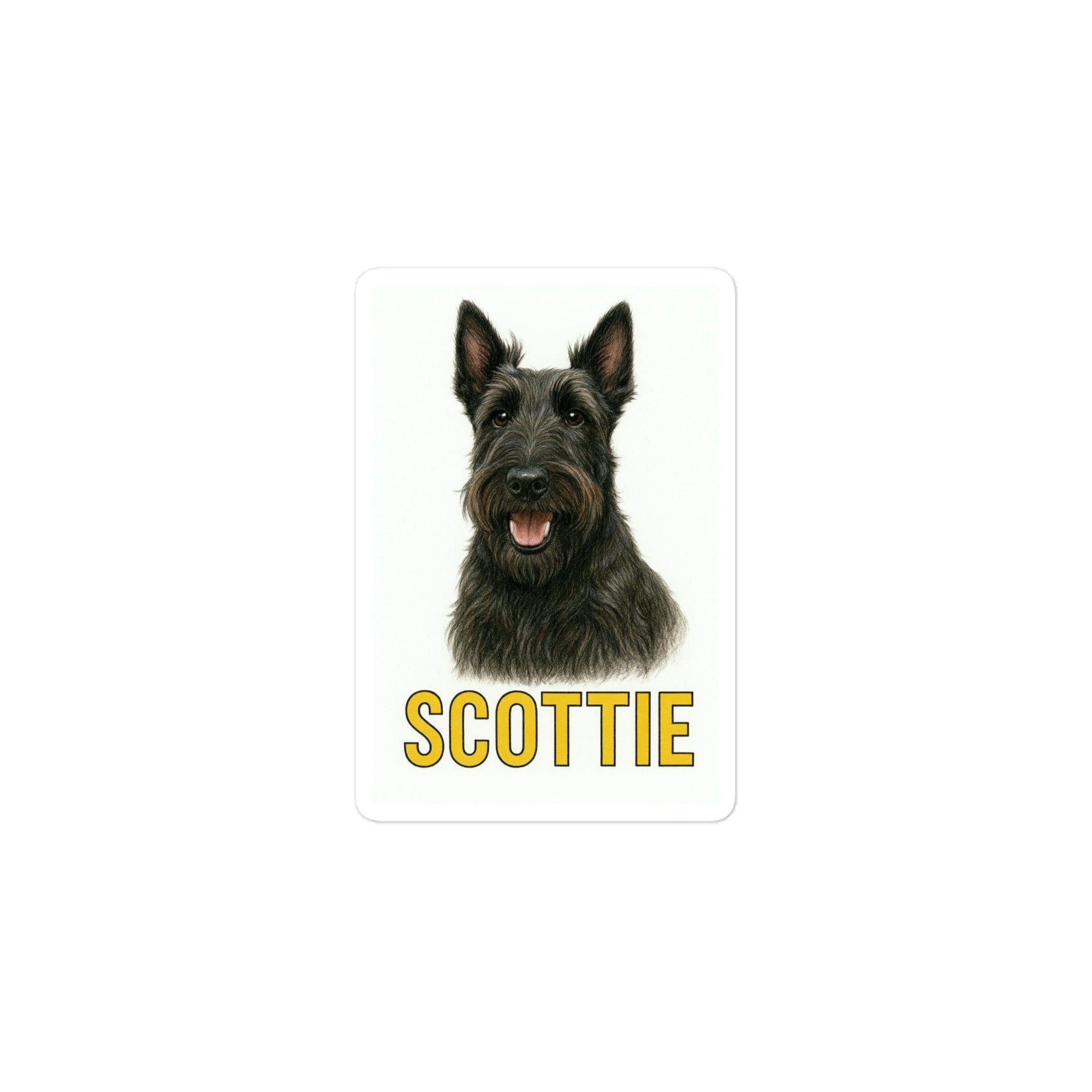 Scottie Die-cut sticker