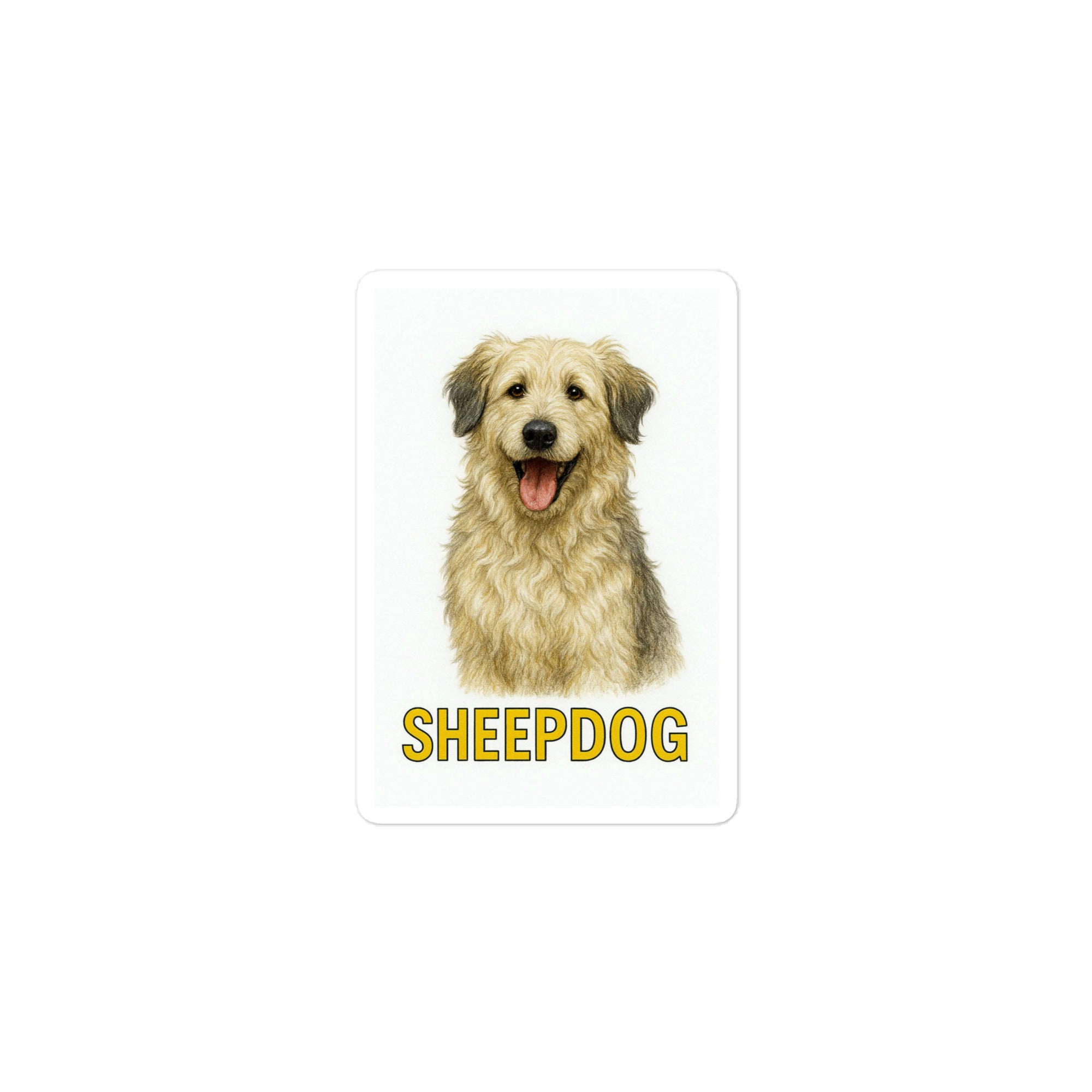 Sheepdog Die-cut sticker