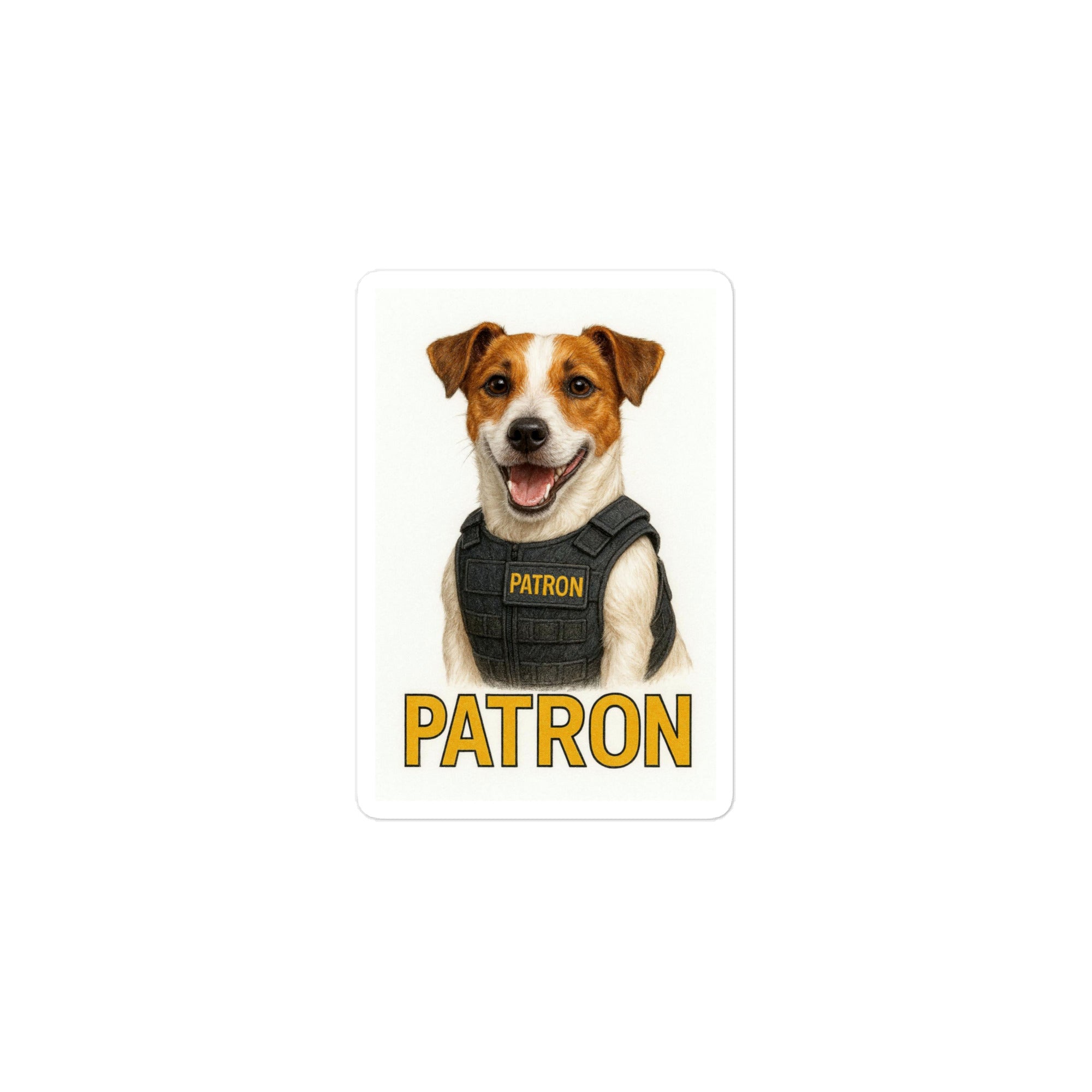 Patron Die-cut sticker
