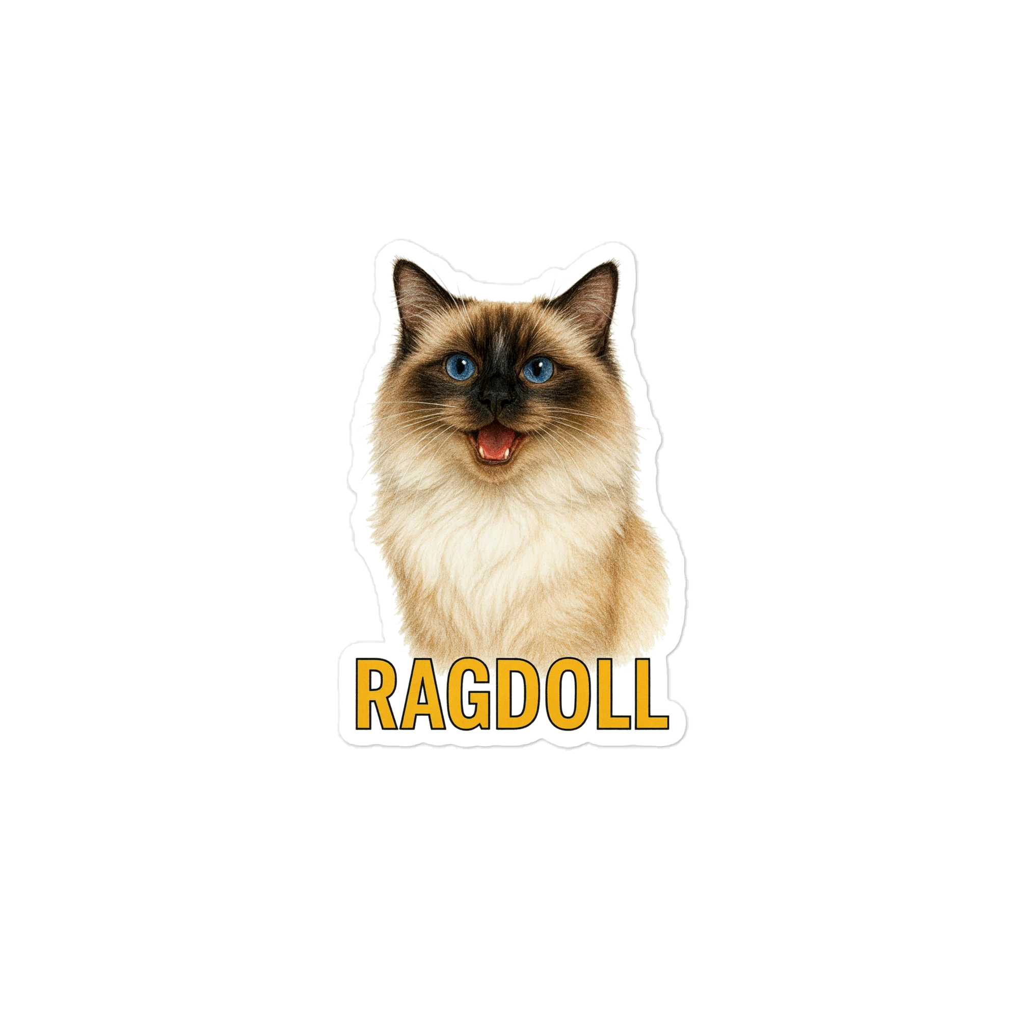 Ragdoll Cat Sticker