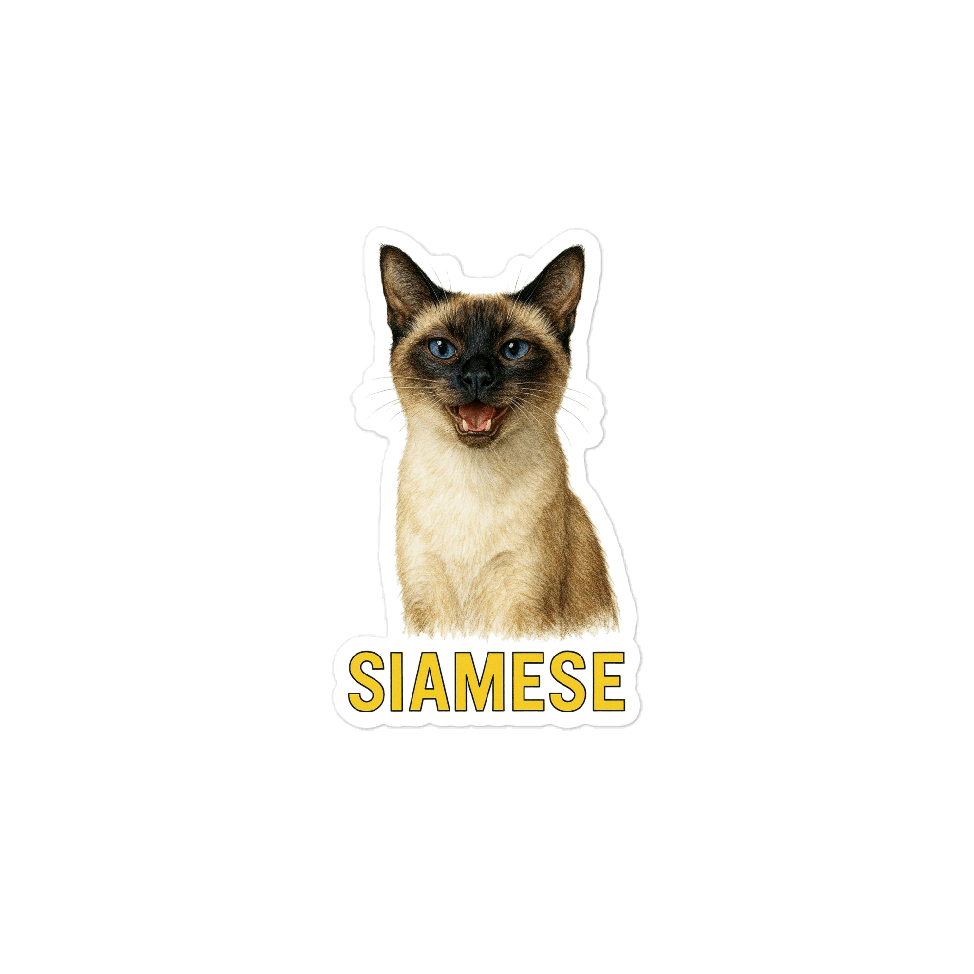 Siamese Cat Sticker