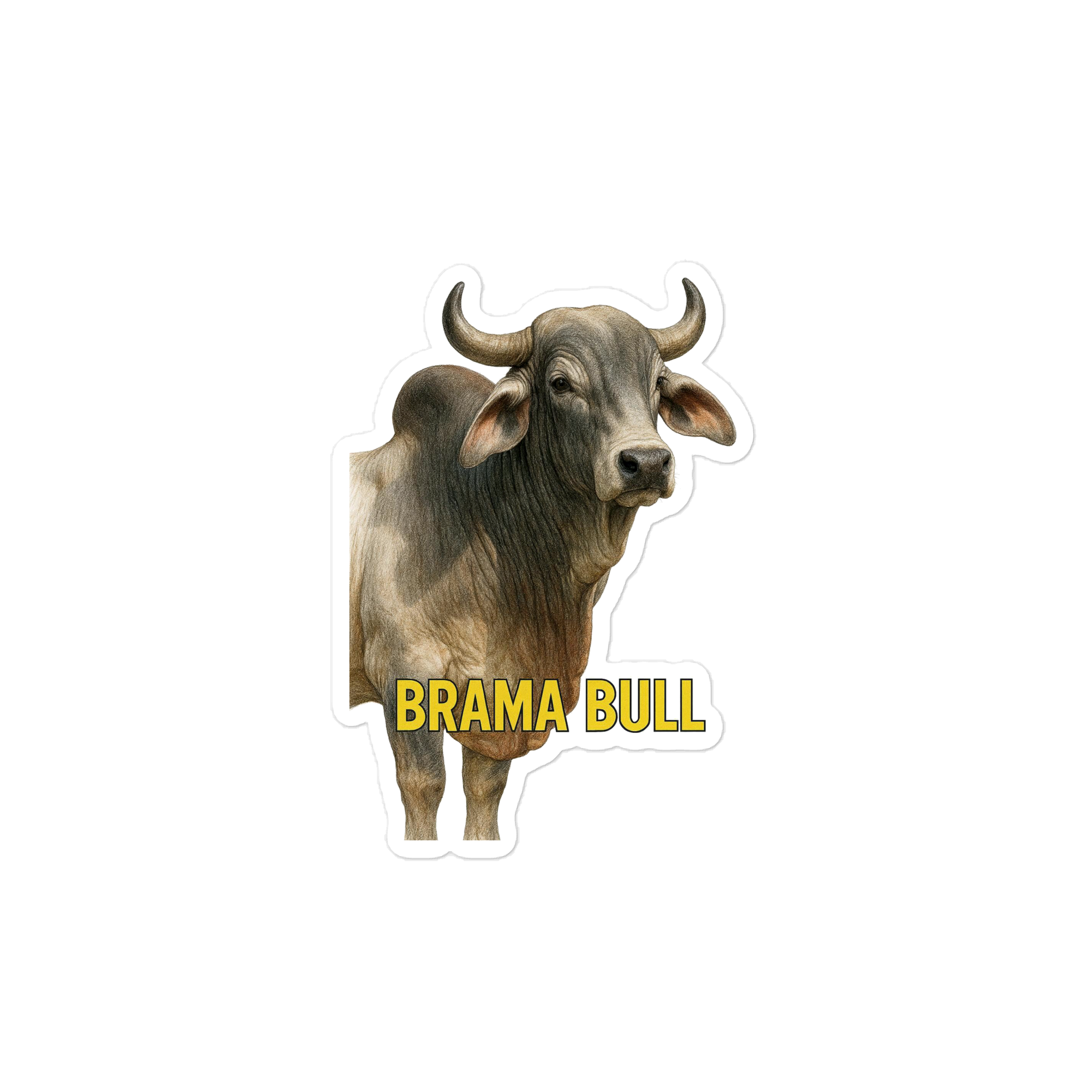 Brama Bull Die-cut sticker