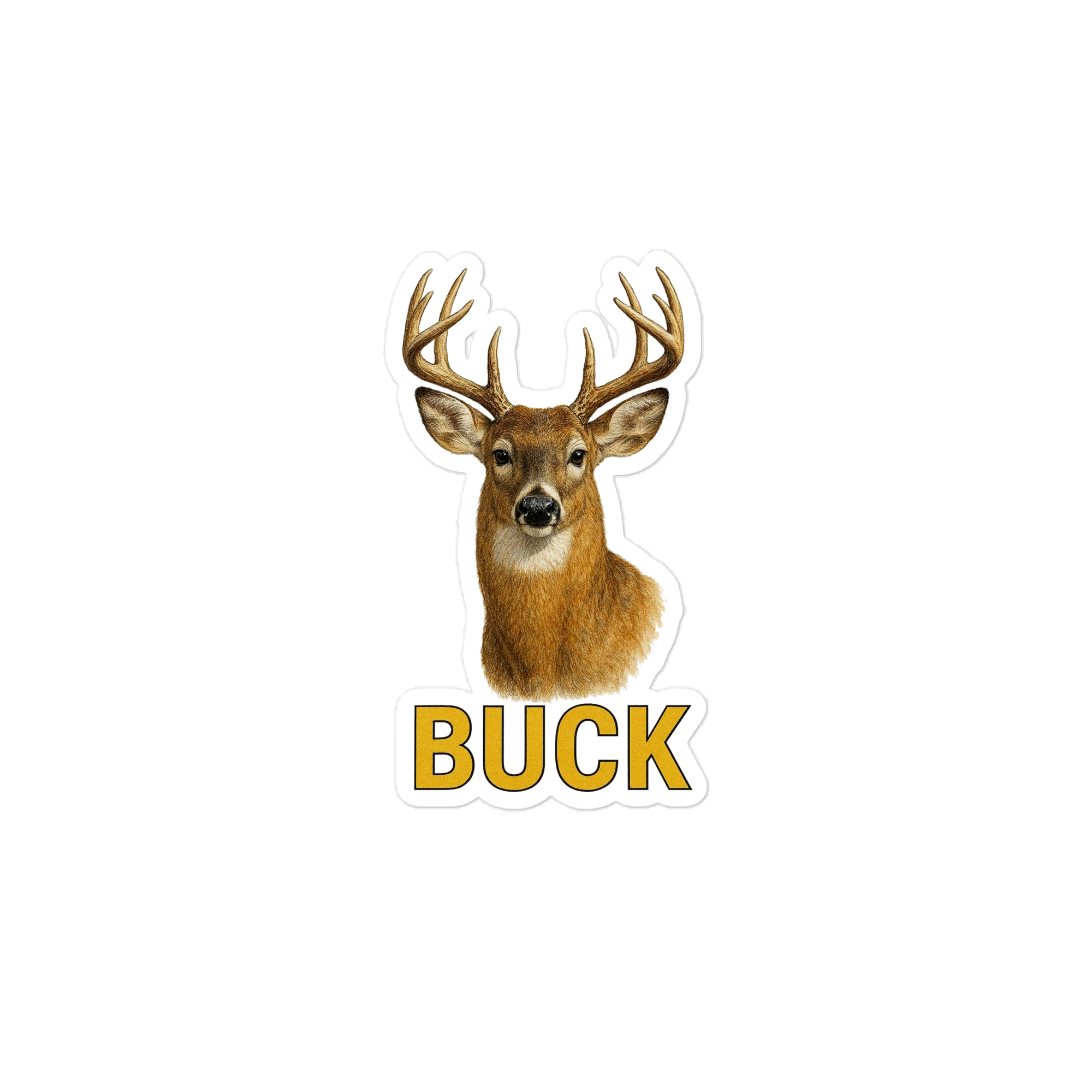 Buck Die-cut sticker