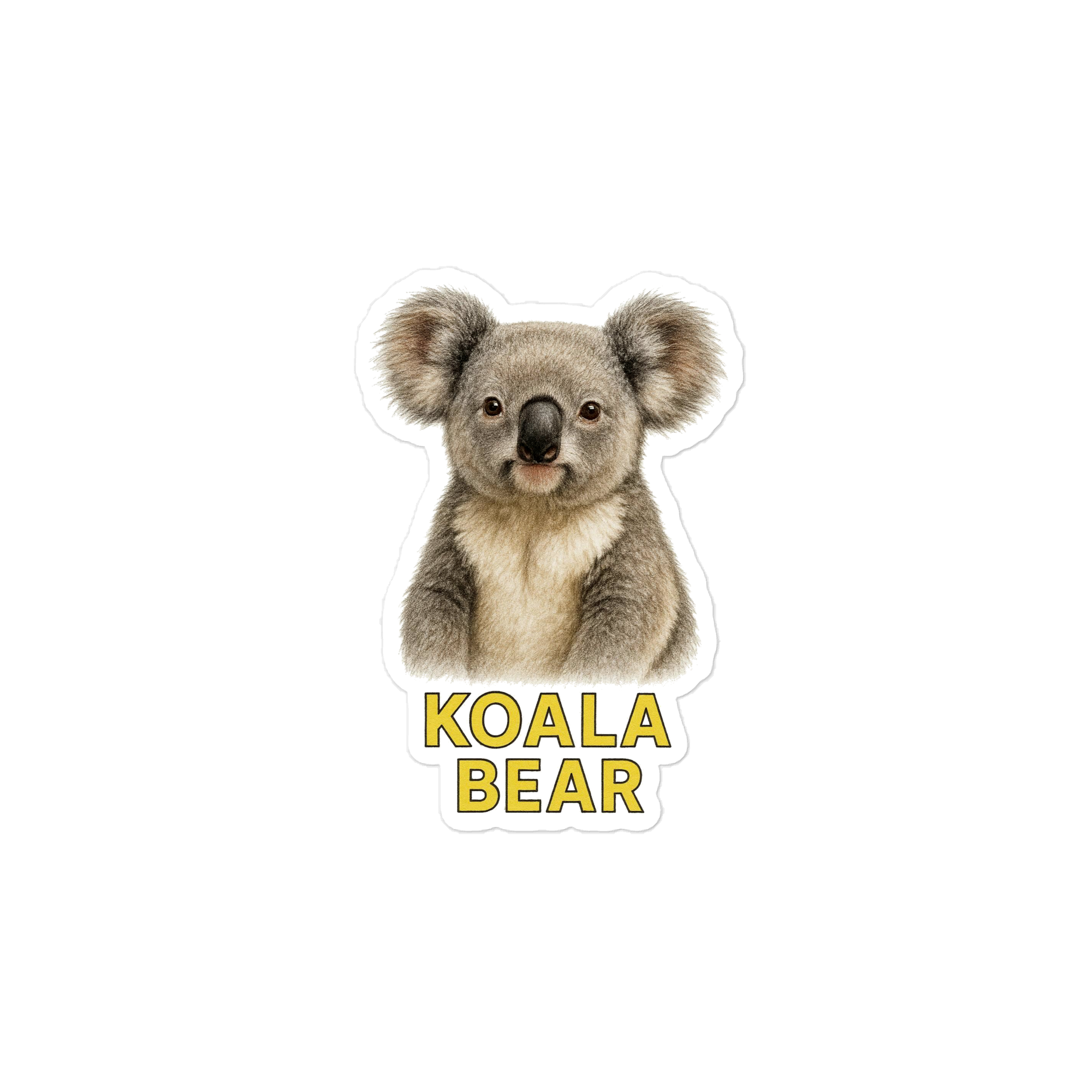 Koala Bear Die-cut sticker